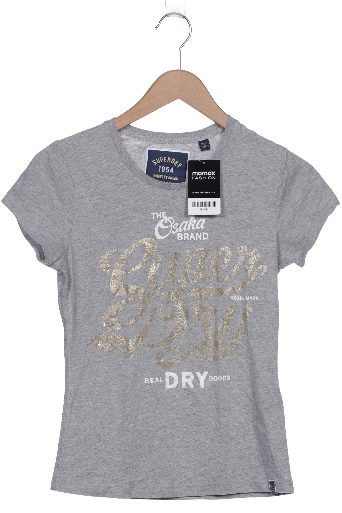 

Superdry Damen T-Shirt, grau, Gr. 36