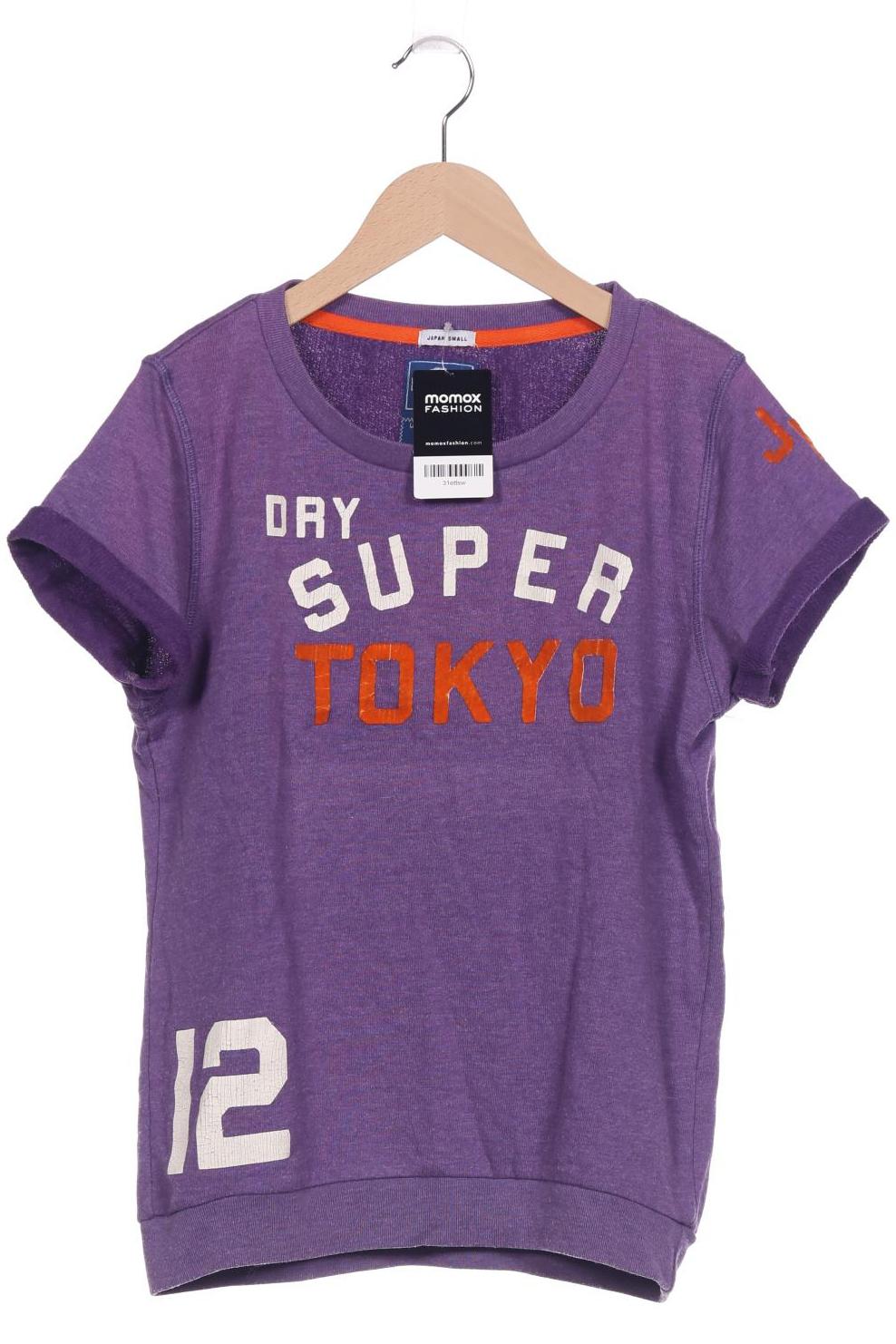 

Superdry Damen T-Shirt, flieder, Gr. 36