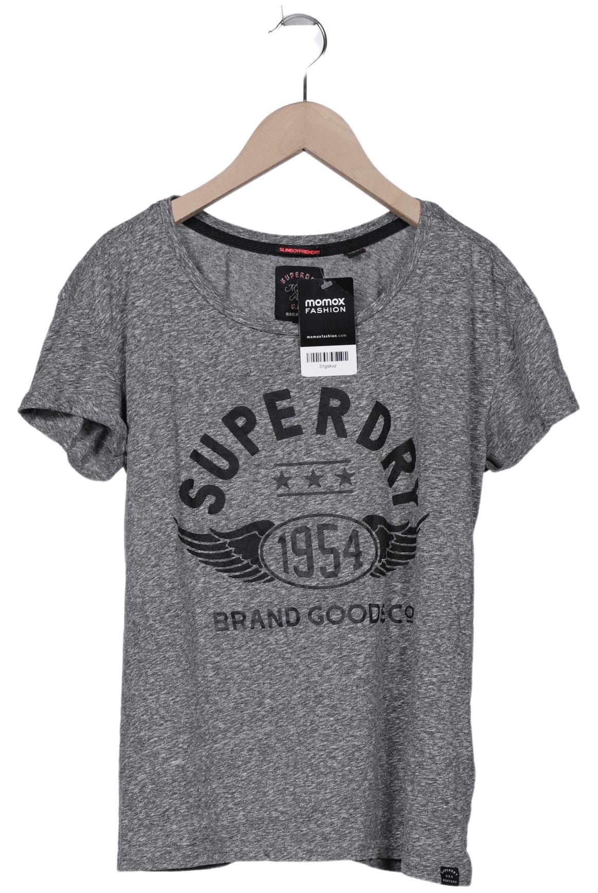

Superdry Damen T-Shirt, grau, Gr. 36