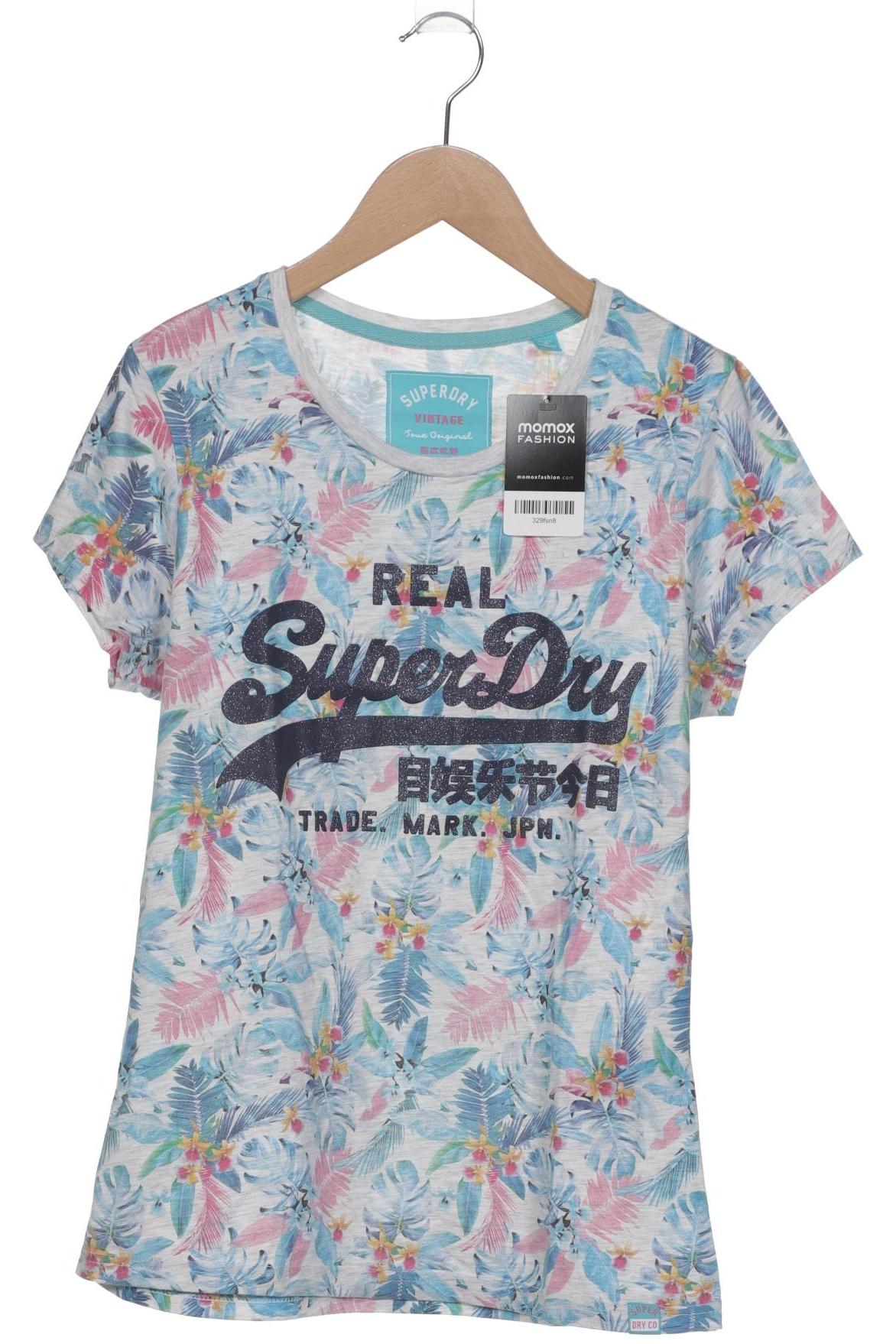 

Superdry Damen T-Shirt, blau, Gr. 40