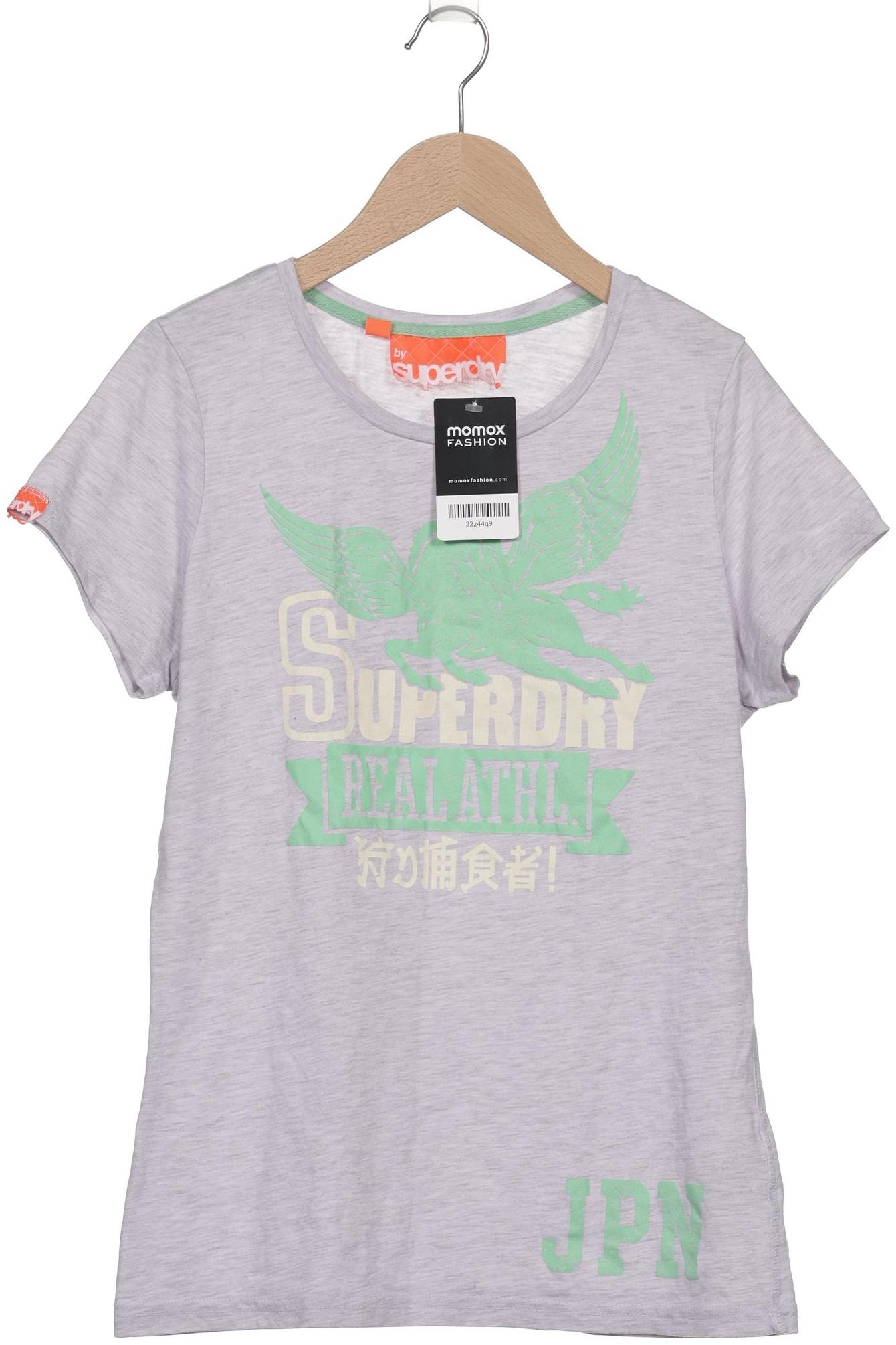 

Superdry Damen T-Shirt, grau, Gr. 42