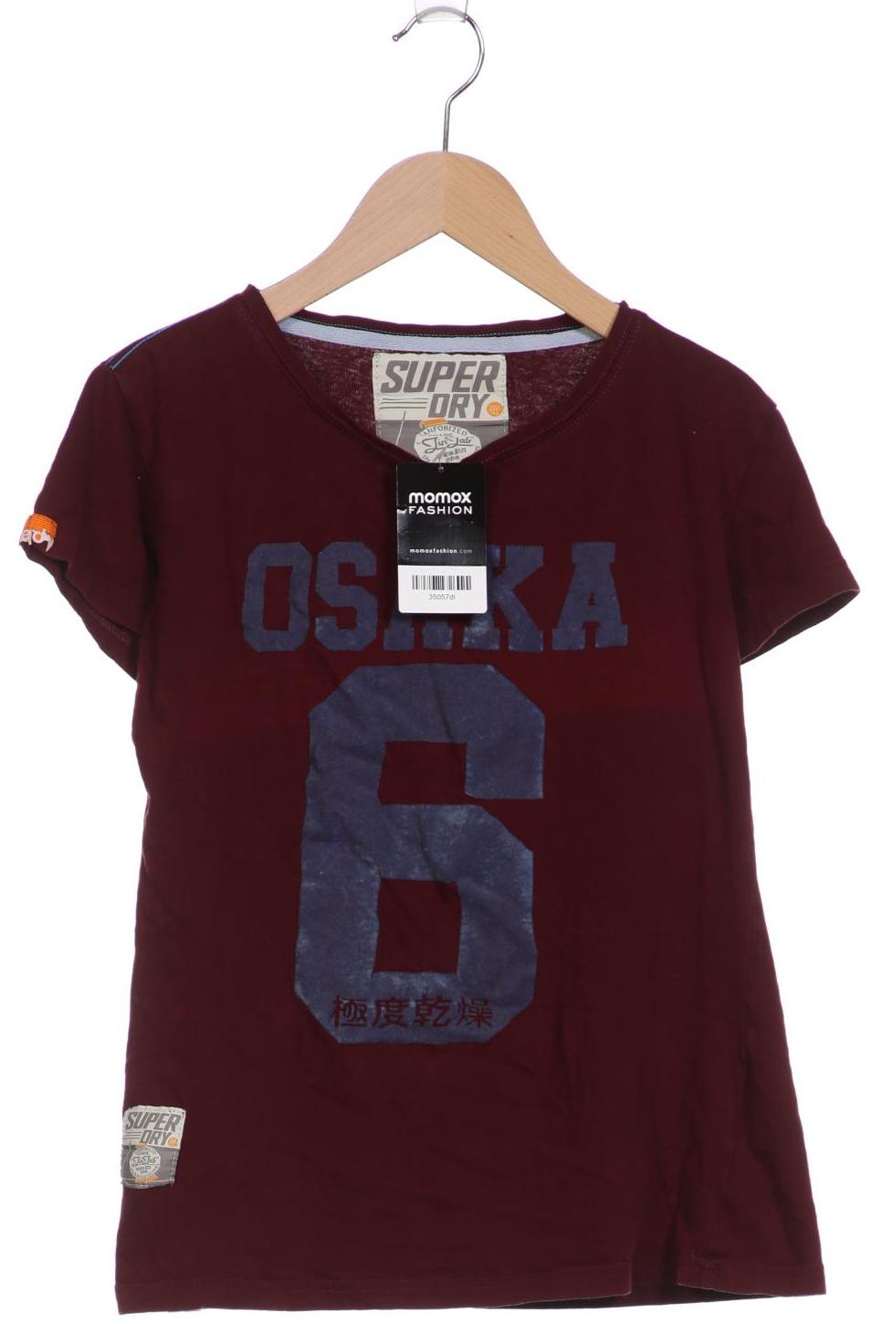 

Superdry Damen T-Shirt, bordeaux, Gr. 44