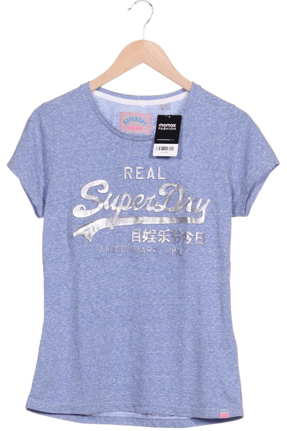 

Superdry Damen T-Shirt, hellblau, Gr. 42