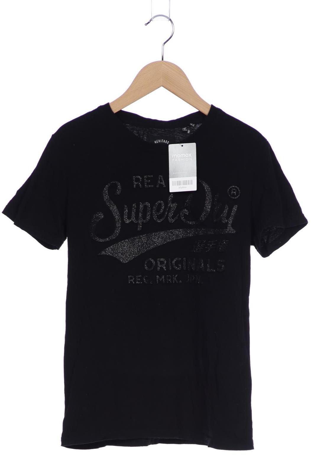 

Superdry Damen T-Shirt, schwarz, Gr. 36