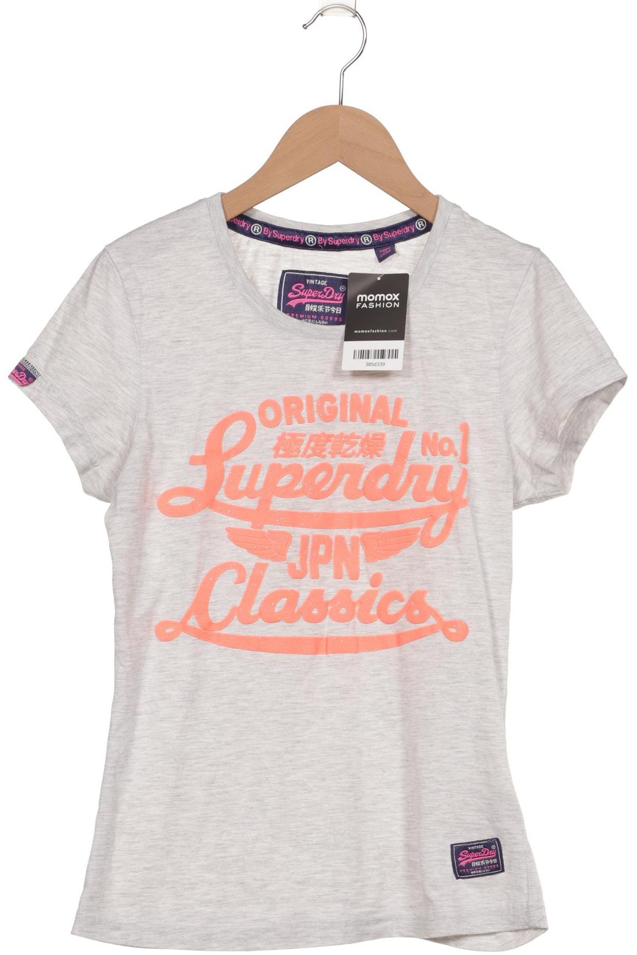 

Superdry Damen T-Shirt, grau, Gr. 38