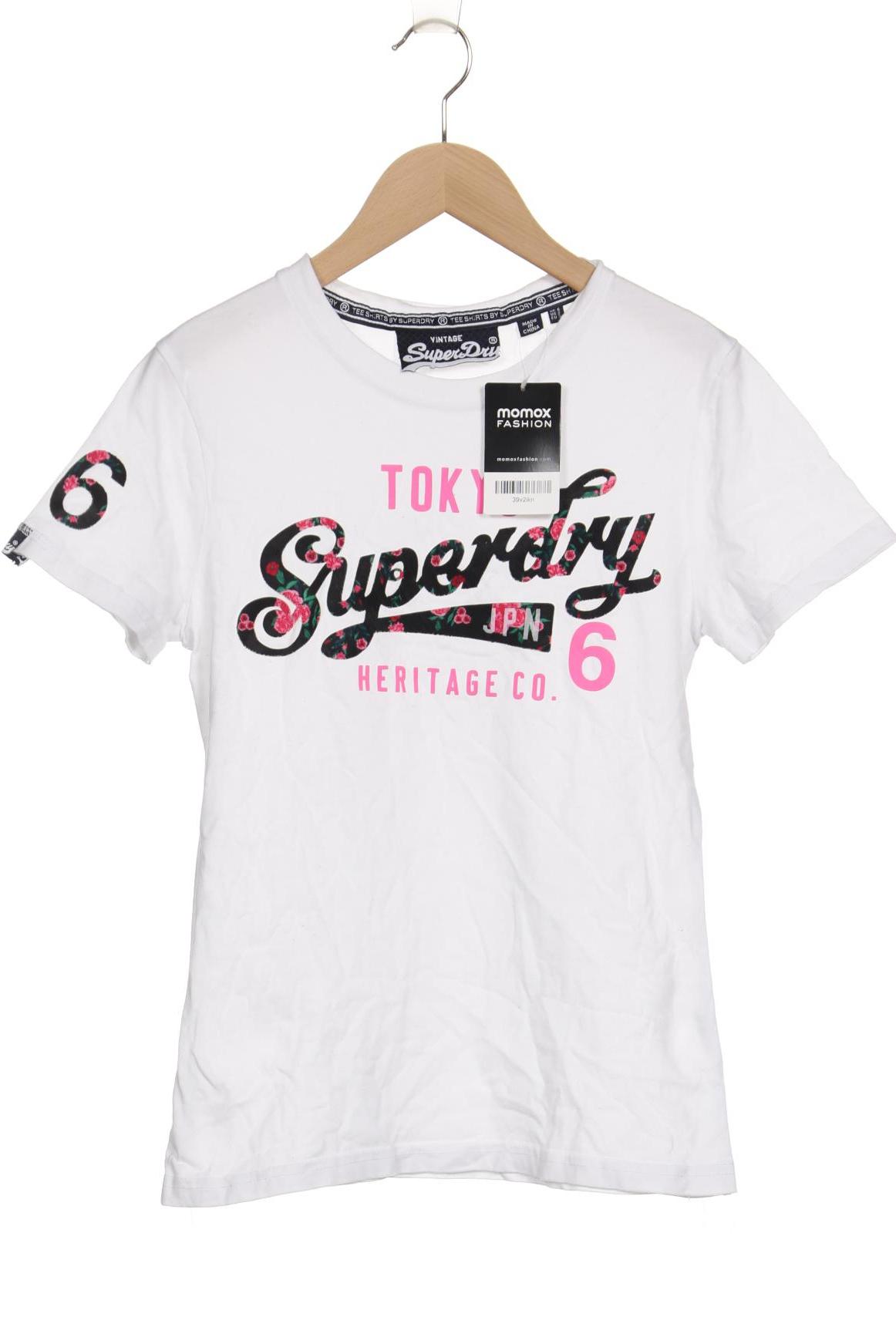 

Superdry Damen T-Shirt, weiß, Gr. 34