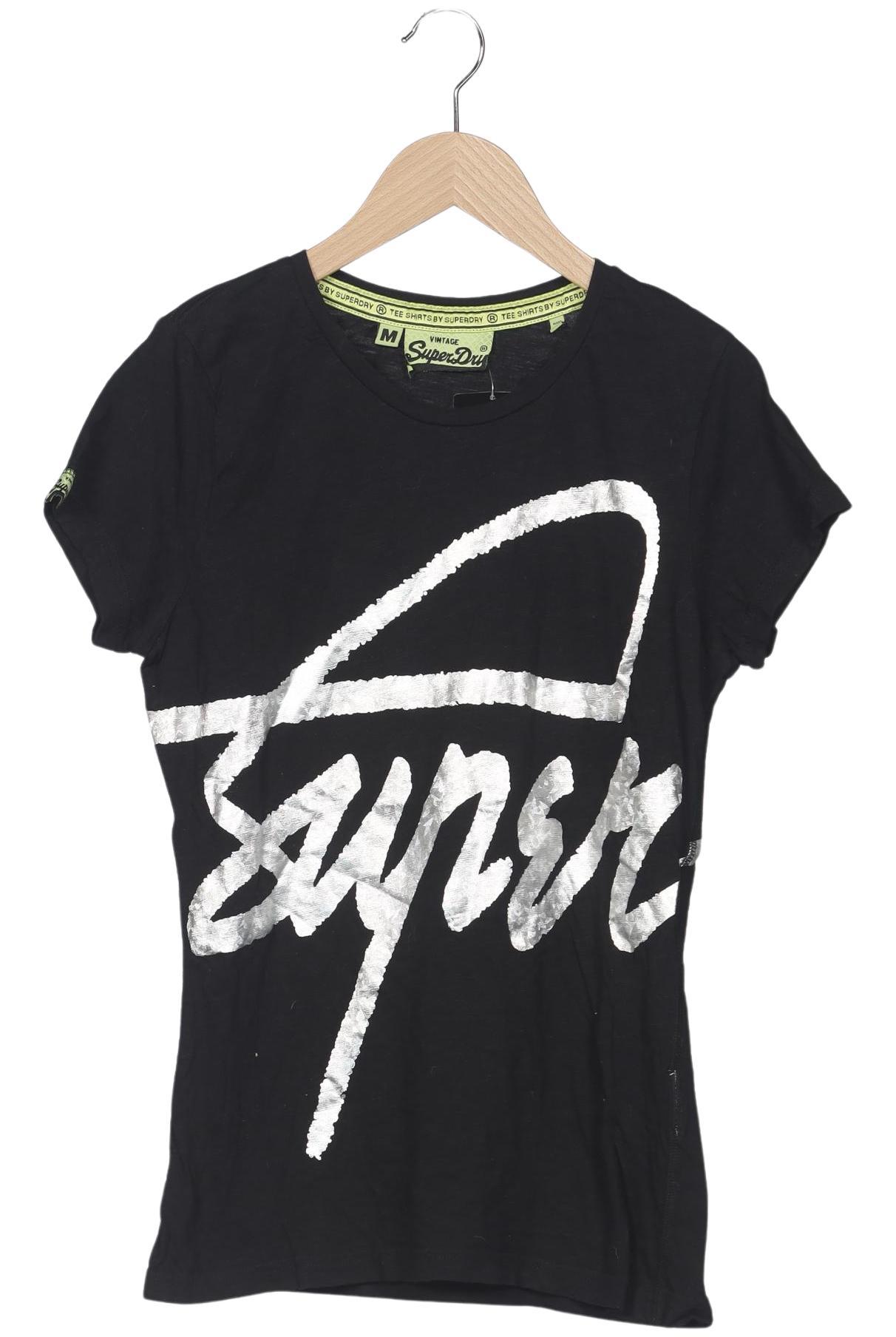

Superdry Damen T-Shirt, schwarz, Gr. 38