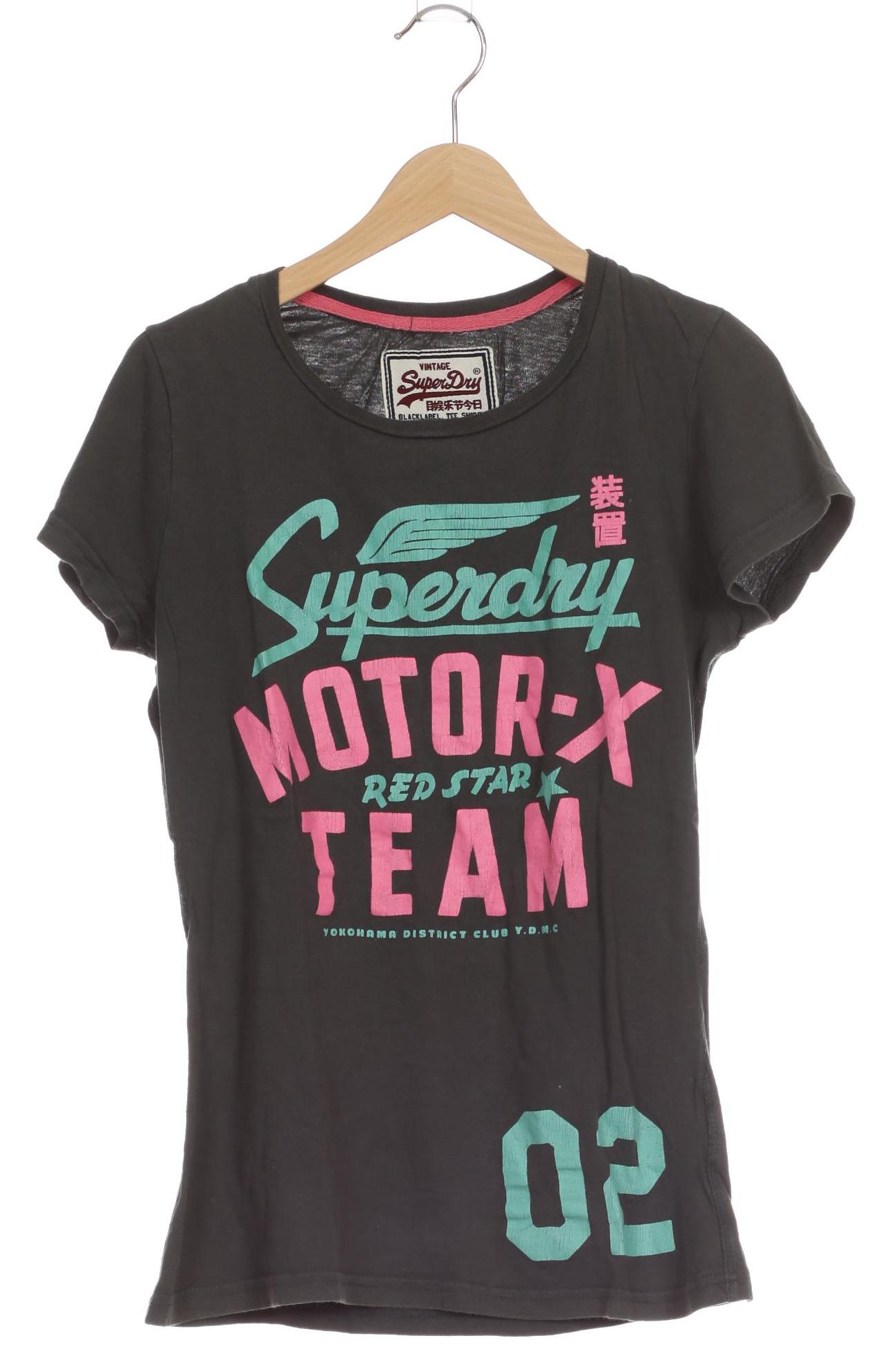 

Superdry Damen T-Shirt, grau, Gr. 36