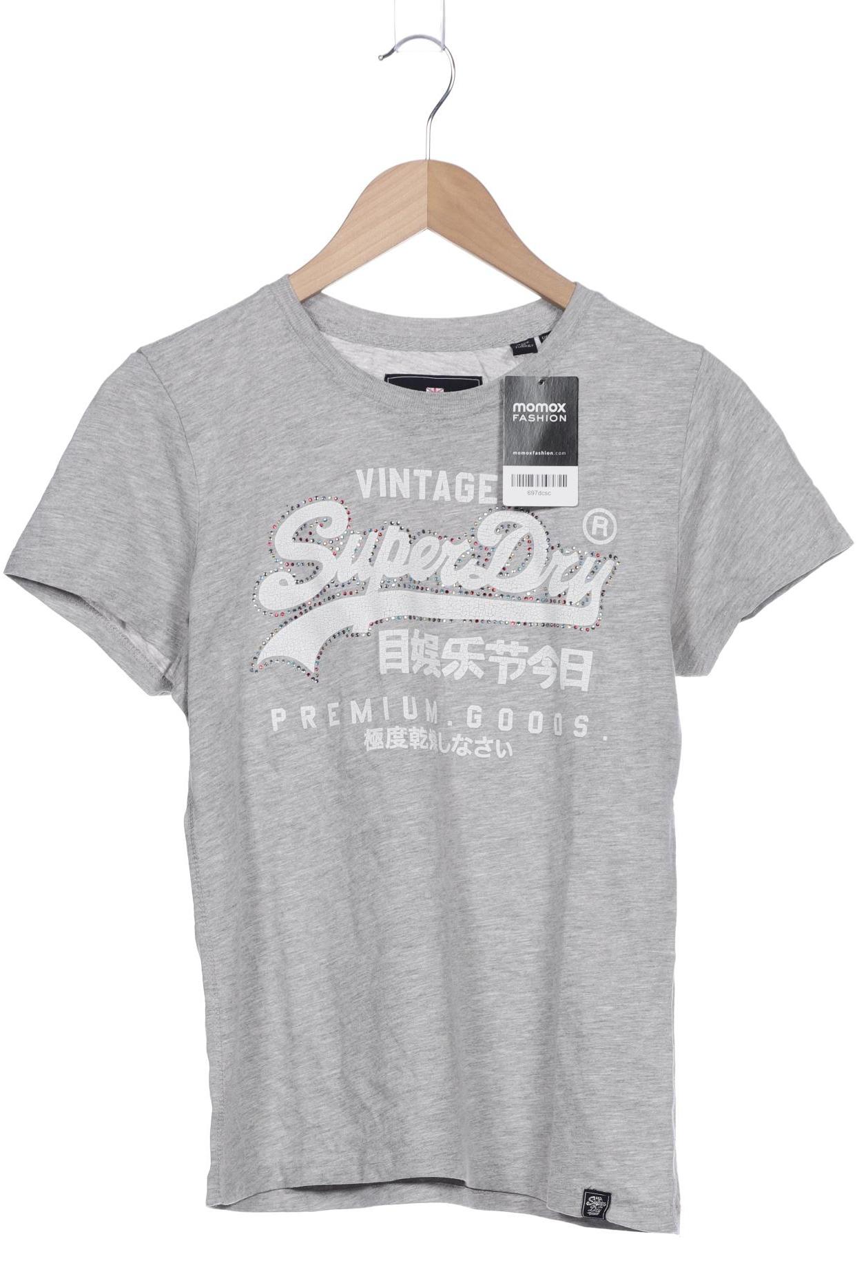 

Superdry Damen T-Shirt, grau, Gr. 40