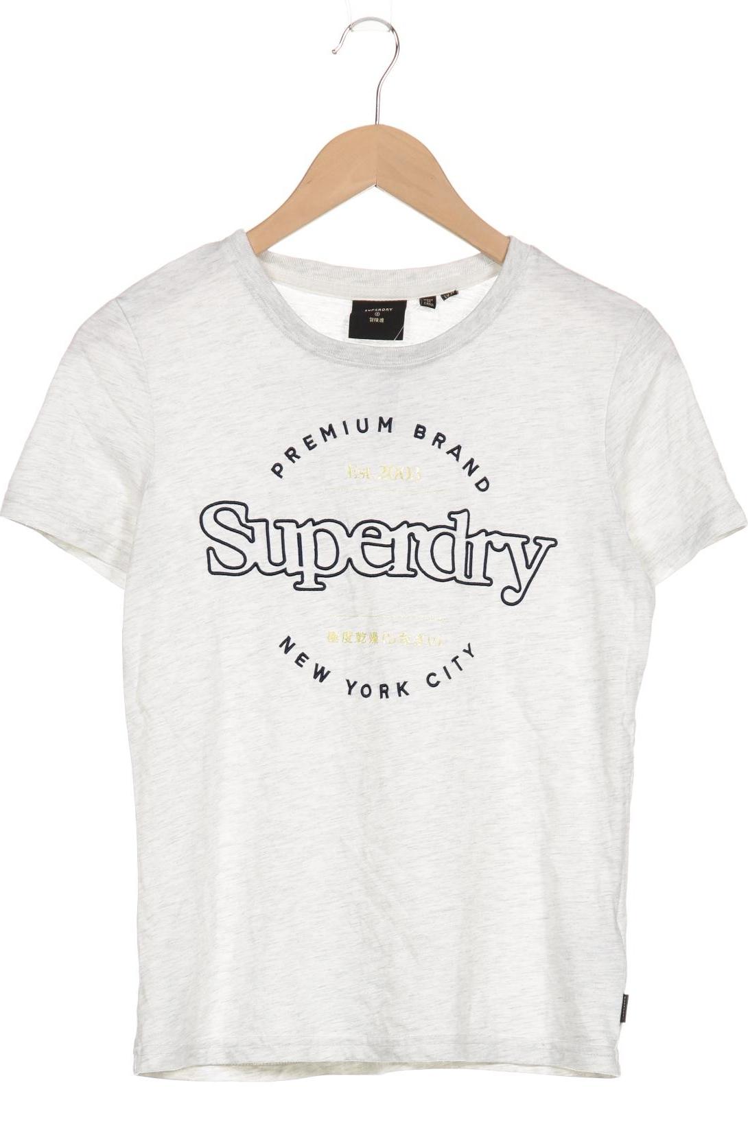

Superdry Damen T-Shirt, grau, Gr. 38