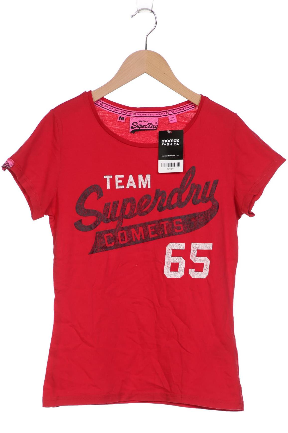 

Superdry Damen T-Shirt, rot, Gr. 38