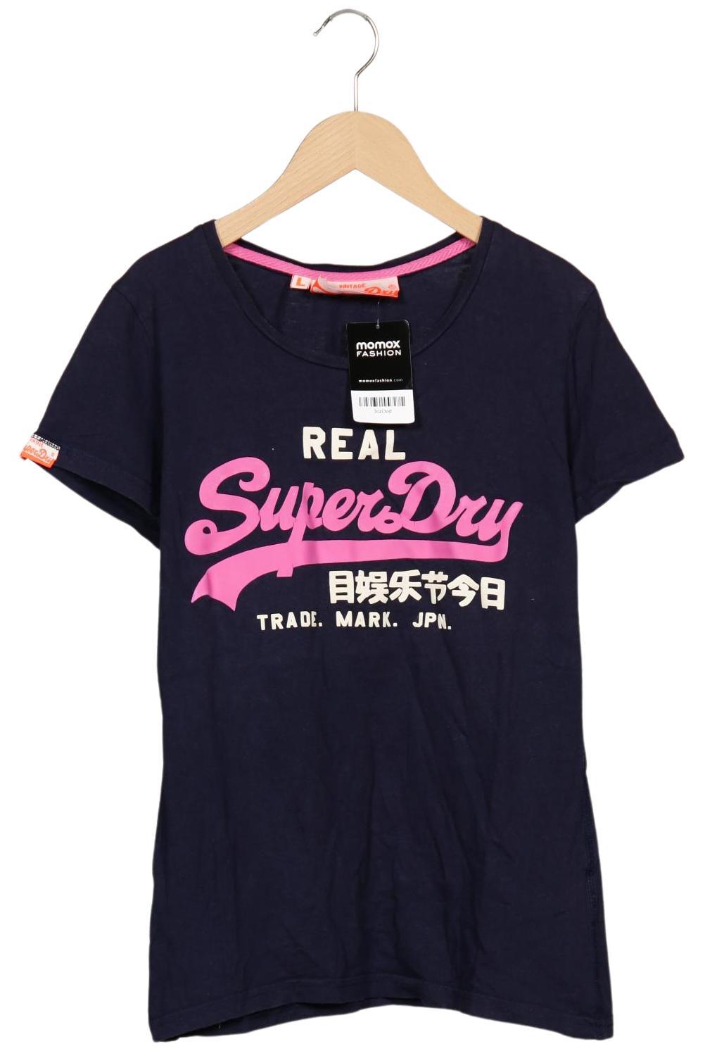 

Superdry Damen T-Shirt, marineblau, Gr. 42