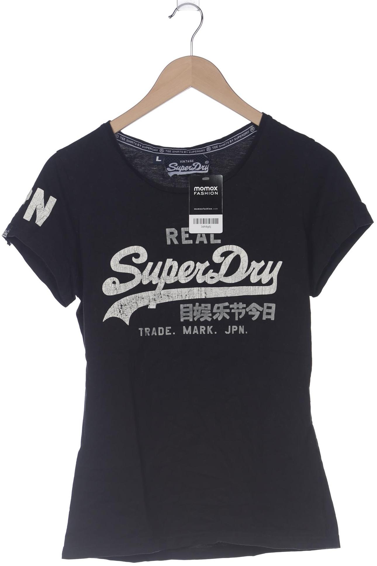 

Superdry Damen T-Shirt, schwarz, Gr. 42