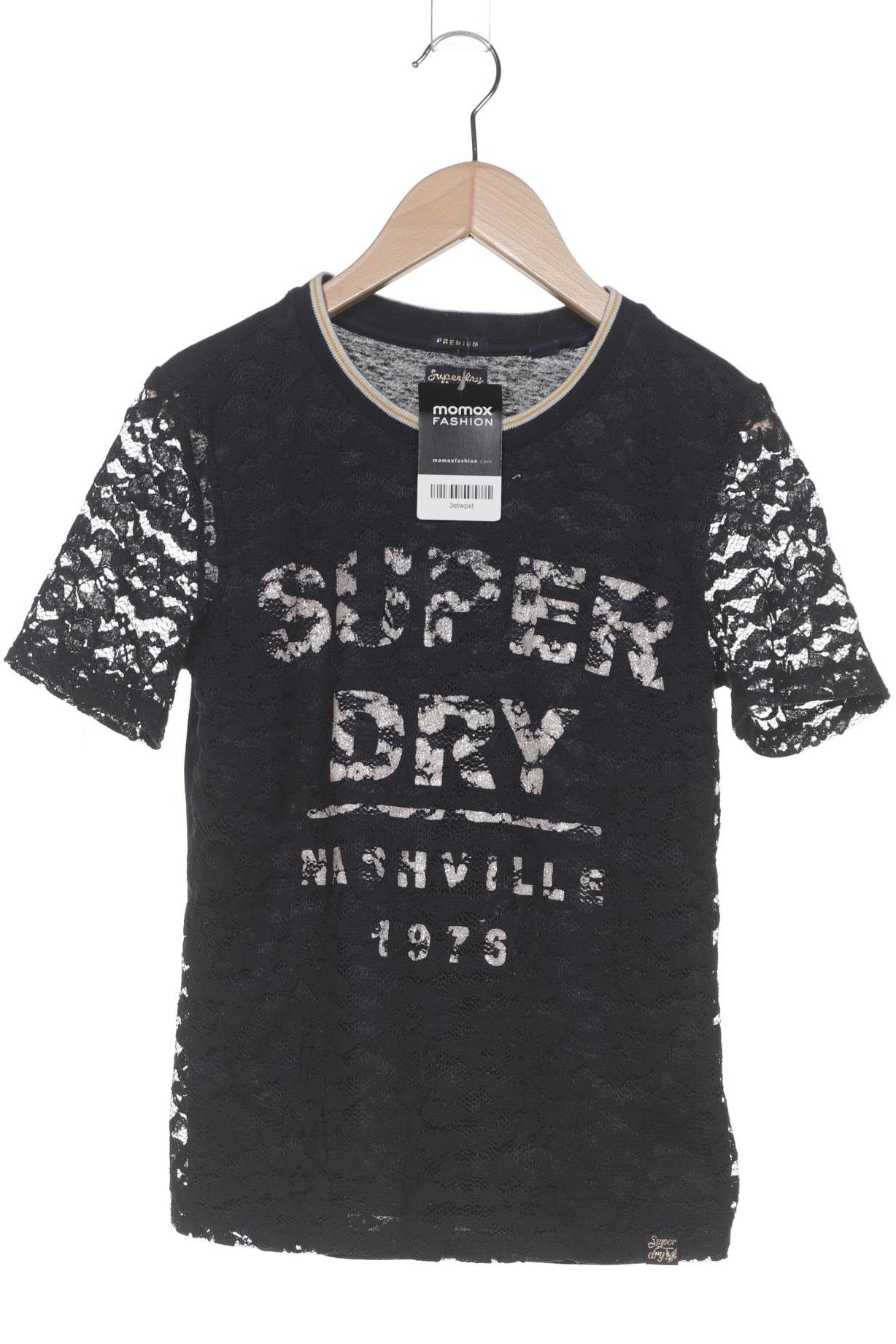 

Superdry Damen T-Shirt, marineblau, Gr. 36
