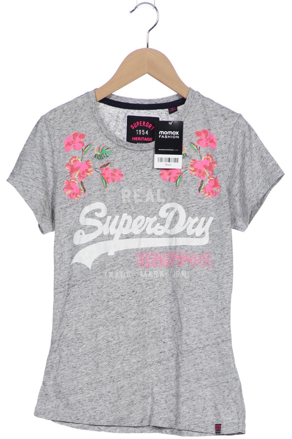 

Superdry Damen T-Shirt, grau, Gr. 38