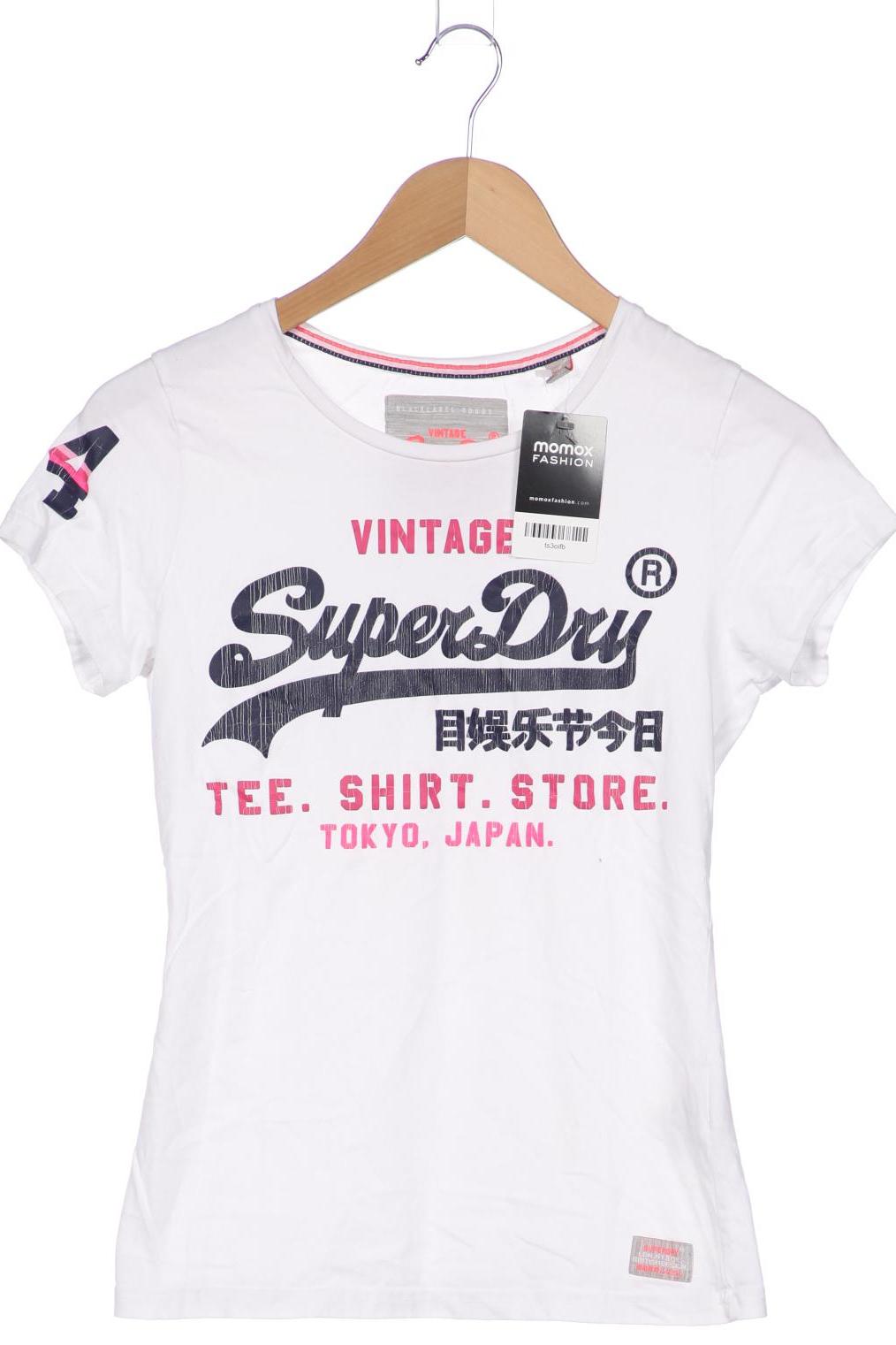 

Superdry Damen T-Shirt, weiß, Gr. 36