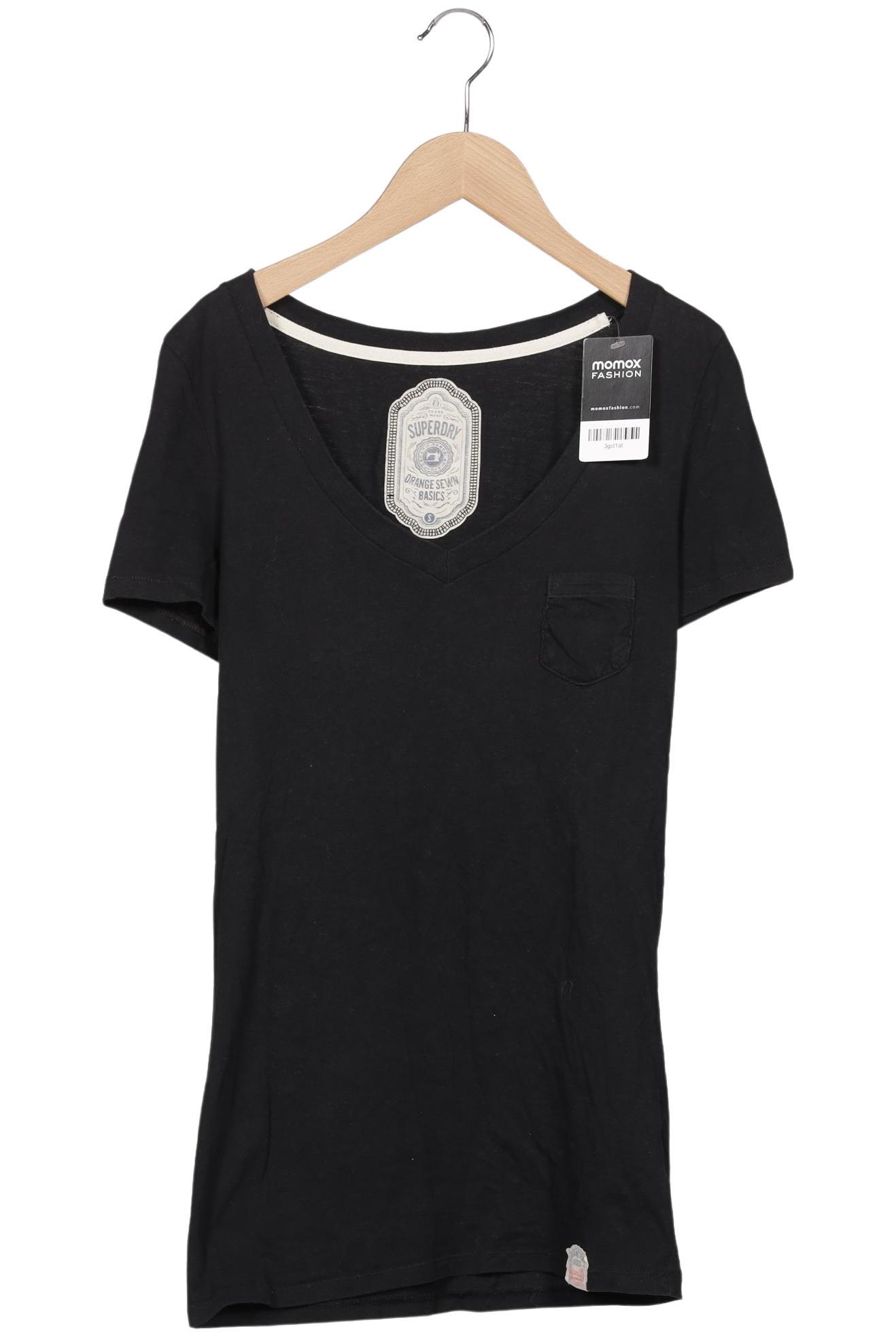 

Superdry Damen T-Shirt, schwarz, Gr. 36