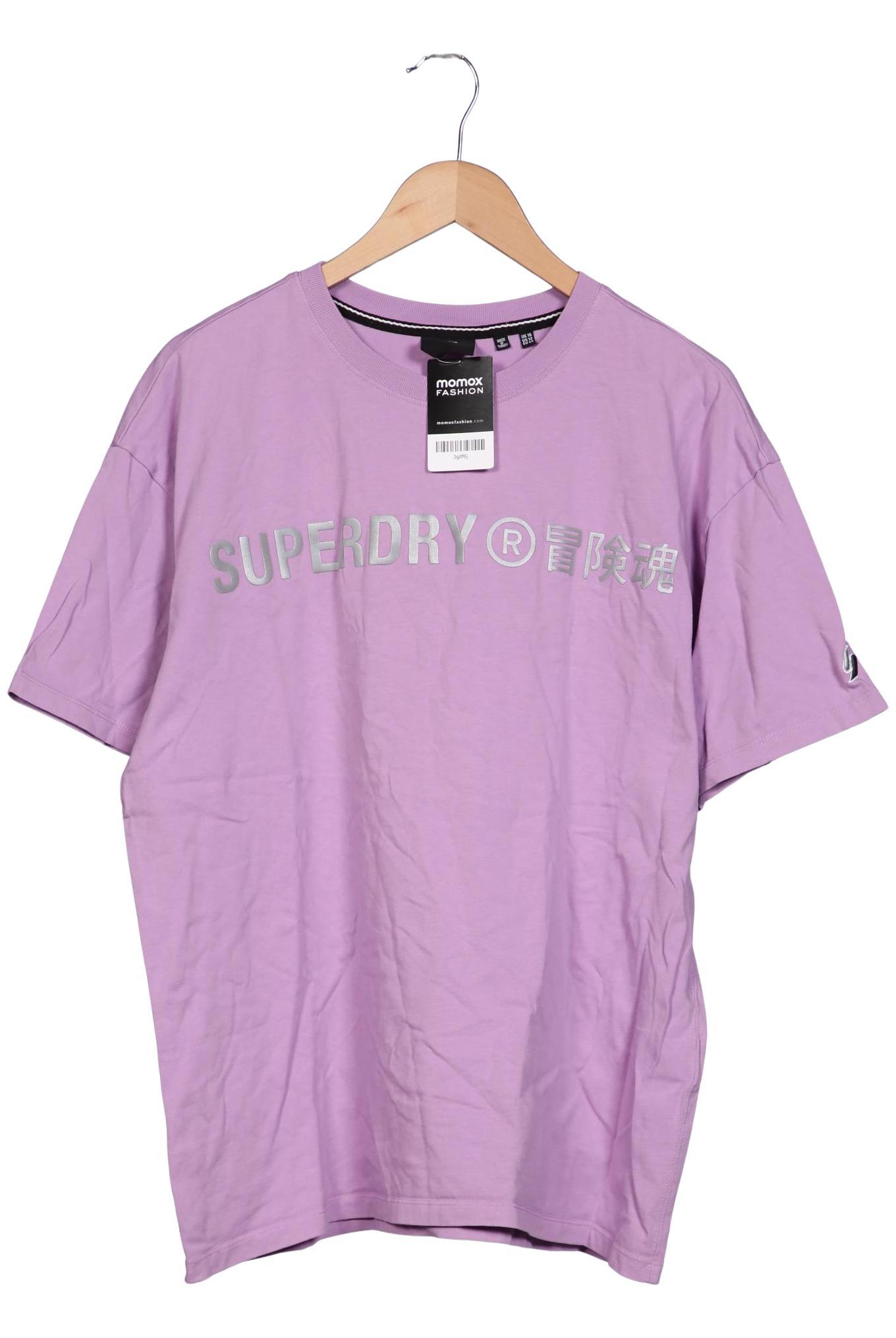 

Superdry Damen T-Shirt, flieder, Gr. 44