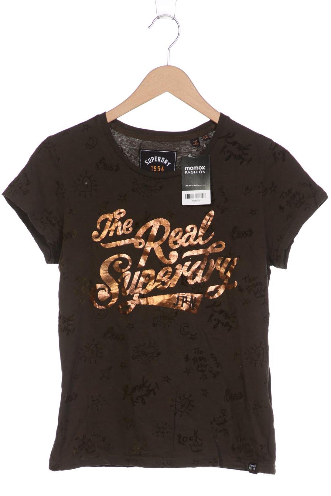 

Superdry Damen T-Shirt, grün, Gr. 42