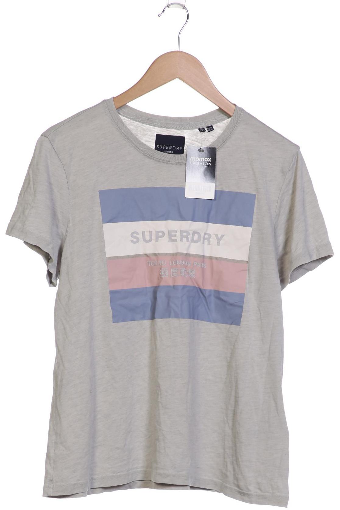 

Superdry Damen T-Shirt, grau, Gr. 40