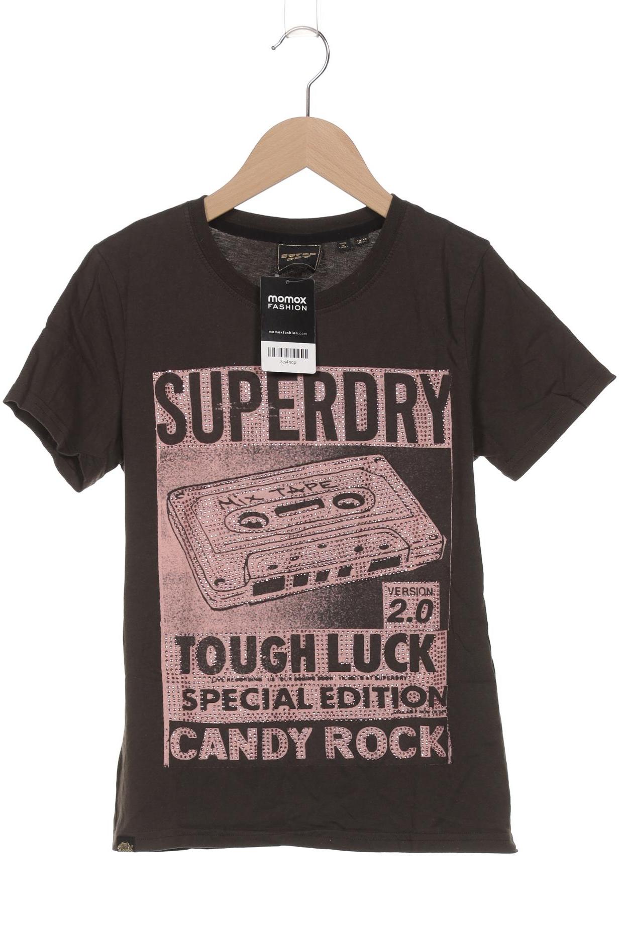 

Superdry Damen T-Shirt, grün, Gr. 38