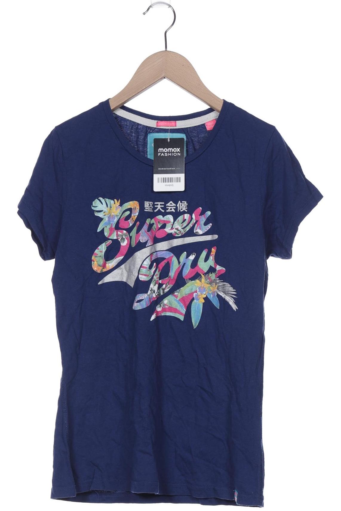 

Superdry Damen T-Shirt, marineblau, Gr. 40