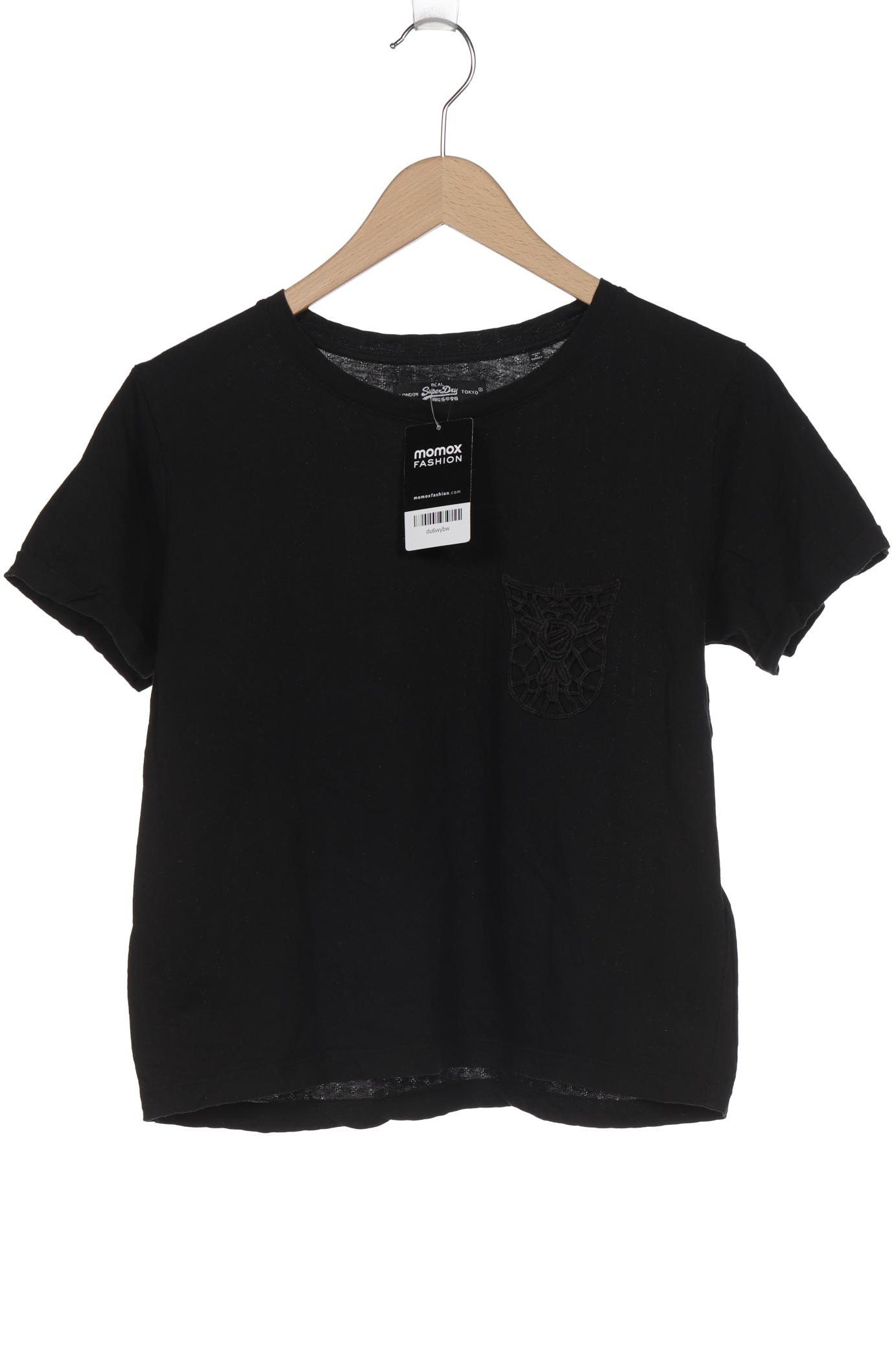 

Superdry Damen T-Shirt, schwarz, Gr. 36