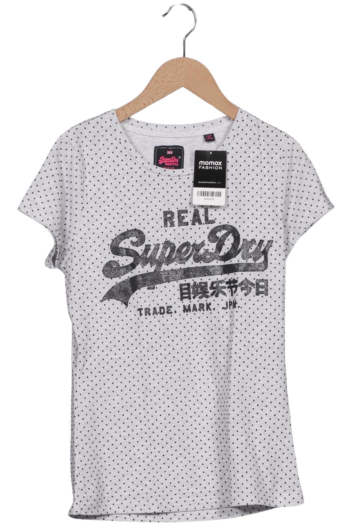 

Superdry Damen T-Shirt, grau, Gr. 36