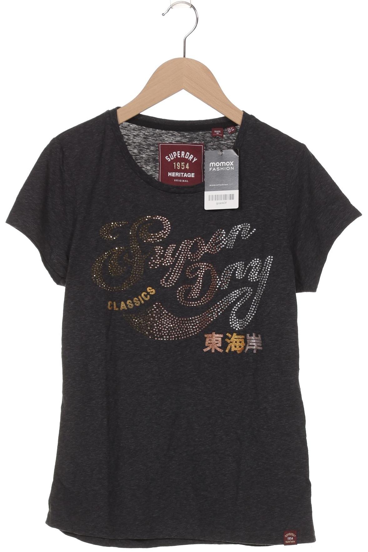 

Superdry Damen T-Shirt, grau, Gr. 40