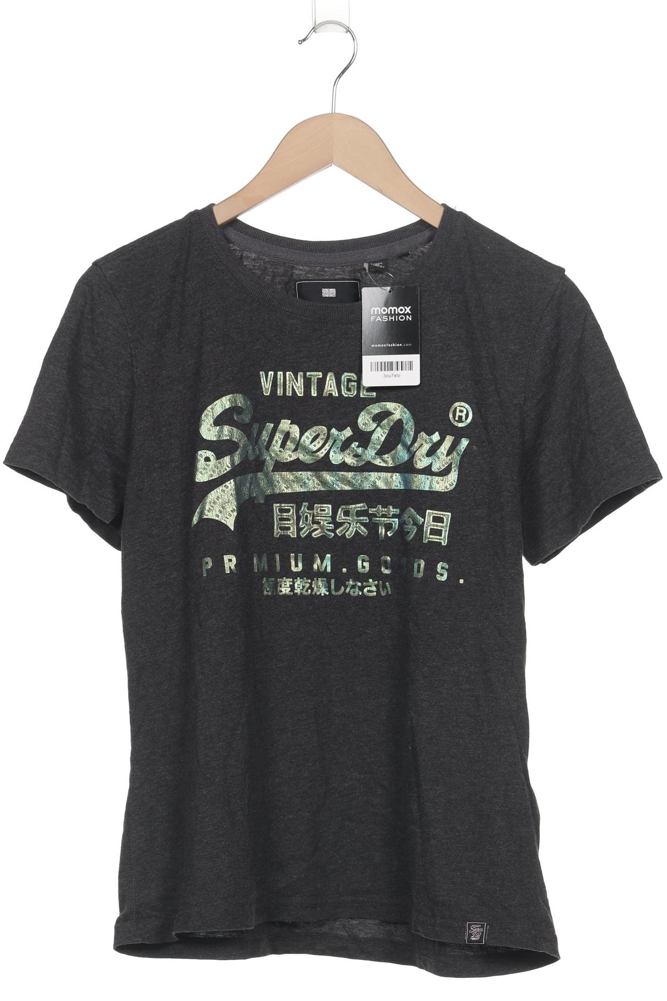 

Superdry Damen T-Shirt, grau, Gr. 42