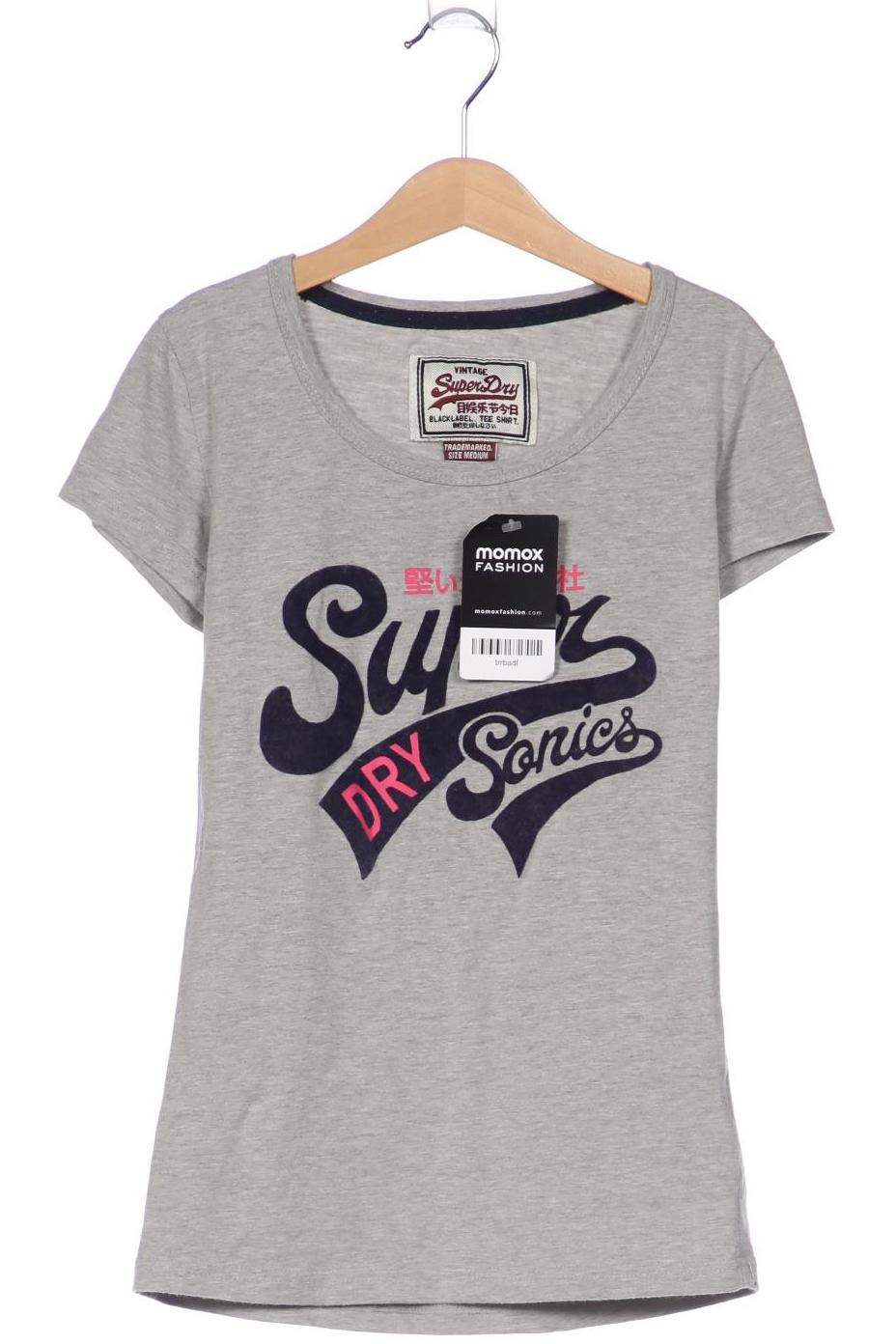 

Superdry Damen T-Shirt, grau, Gr. 38
