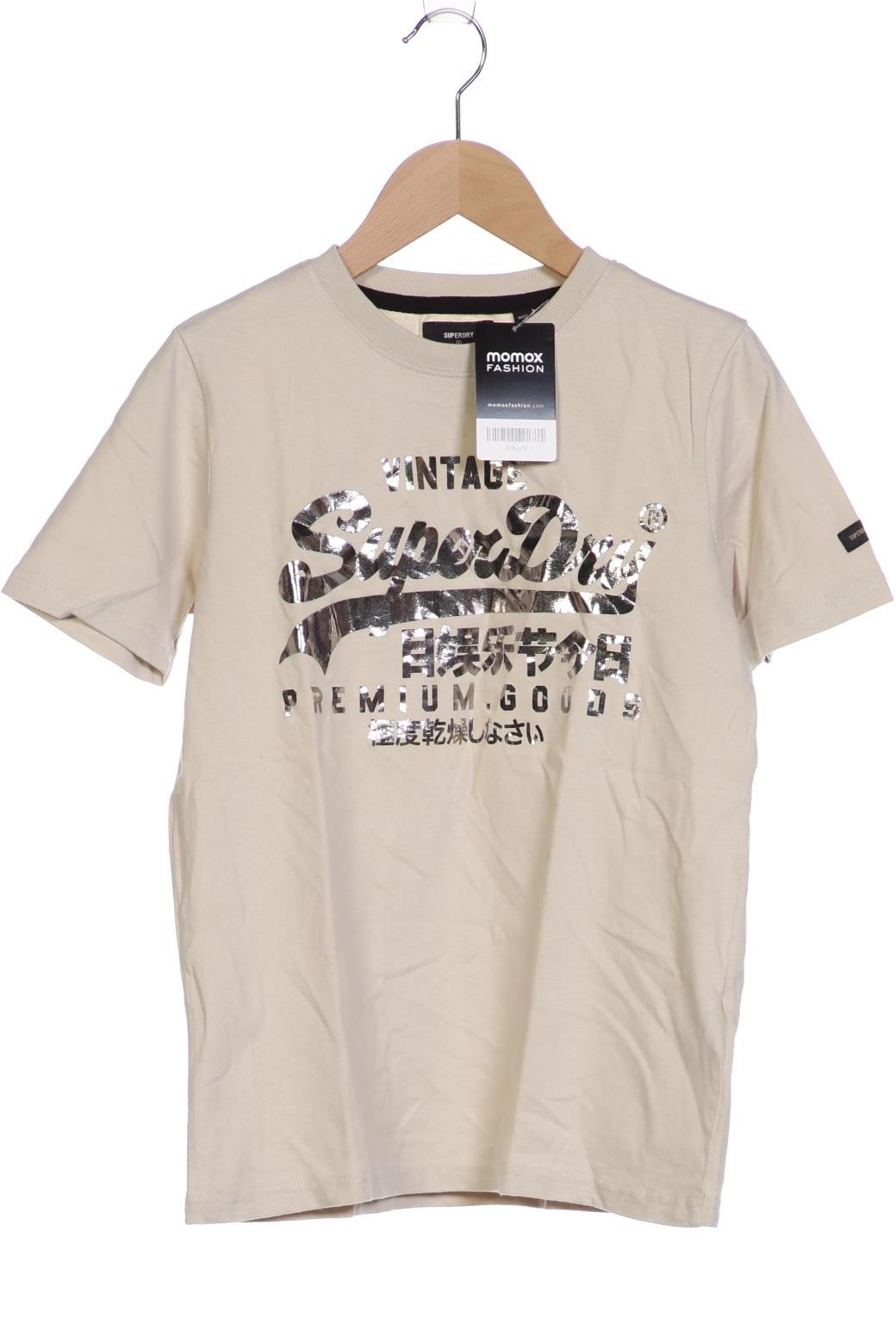 

Superdry Damen T-Shirt, beige, Gr. 36