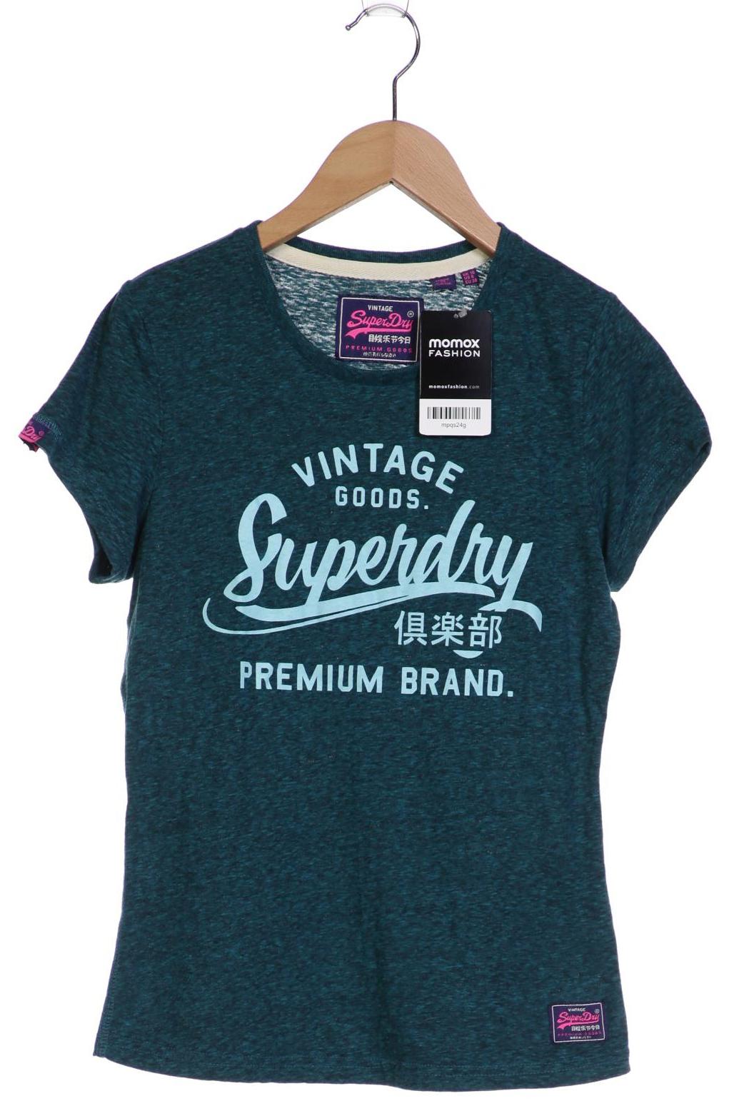 

Superdry Damen T-Shirt, türkis, Gr. 38