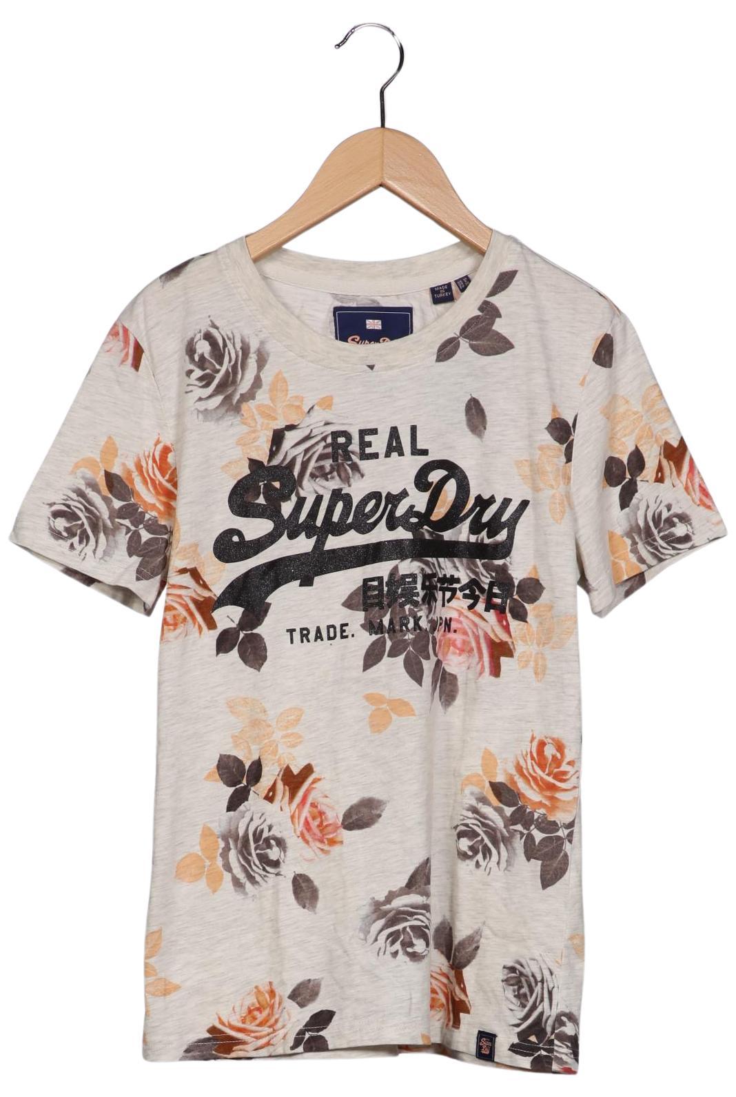 

Superdry Damen T-Shirt, beige, Gr. 38