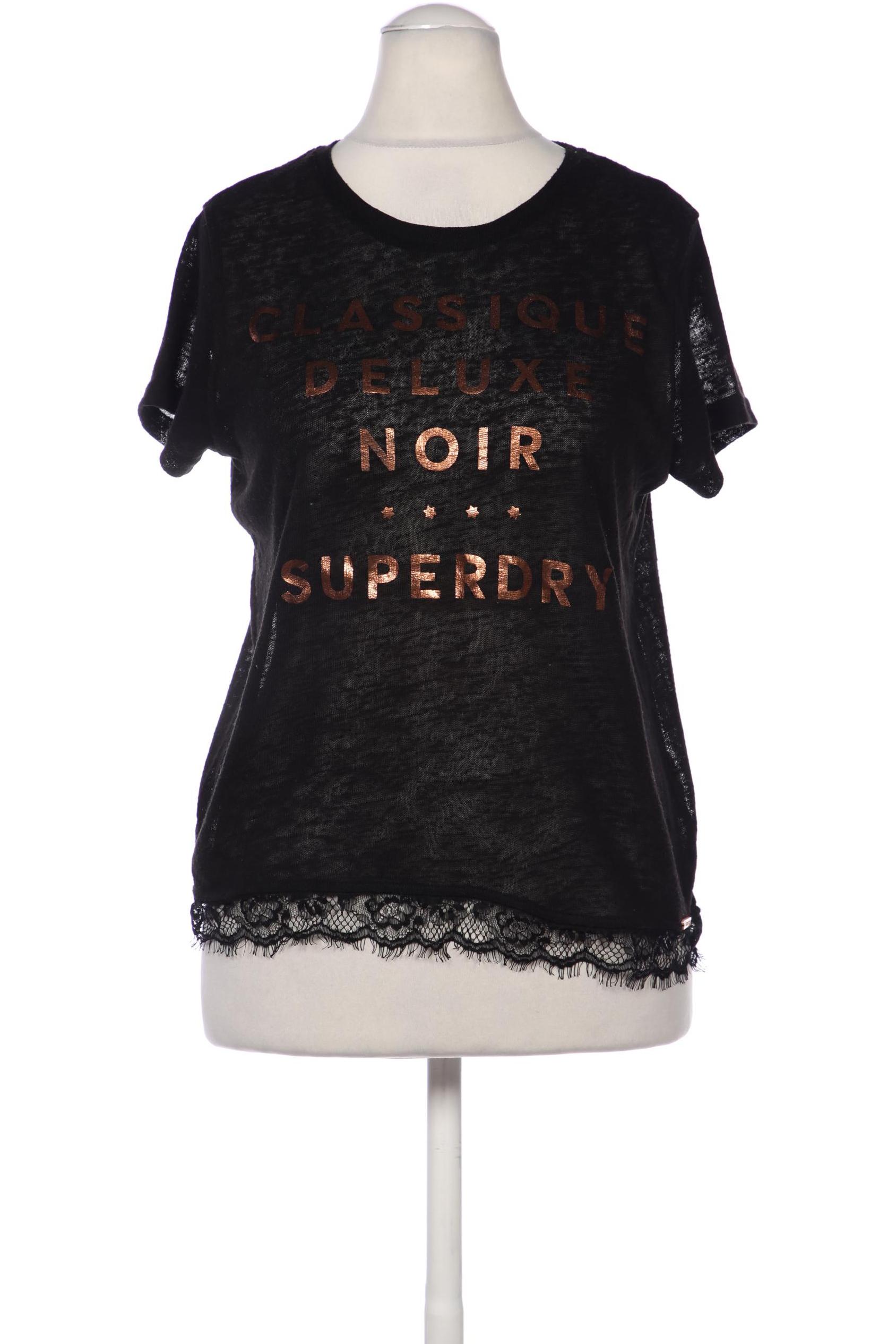 

Superdry Damen T-Shirt, schwarz, Gr. 36