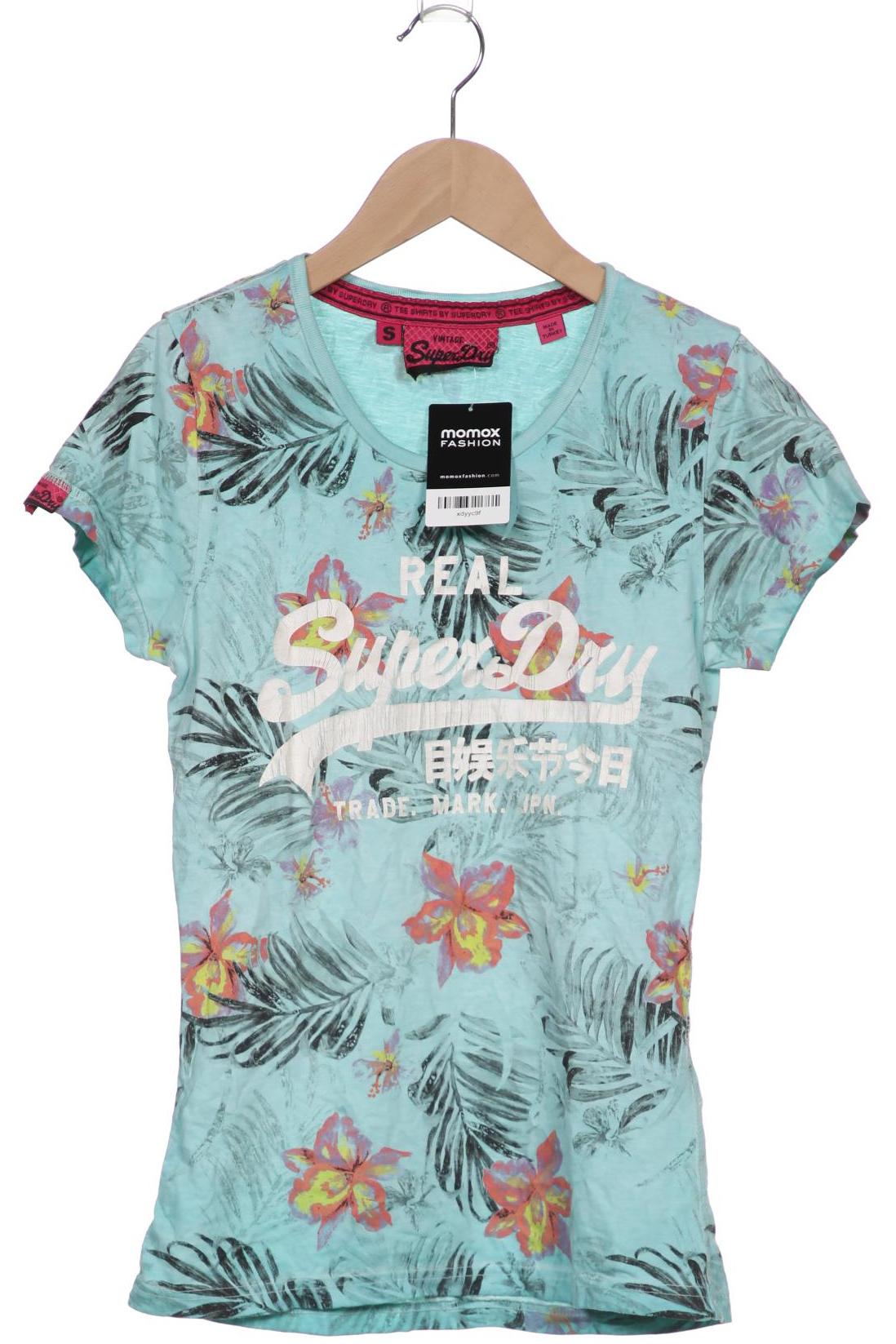 

Superdry Damen T-Shirt, hellblau, Gr. 36