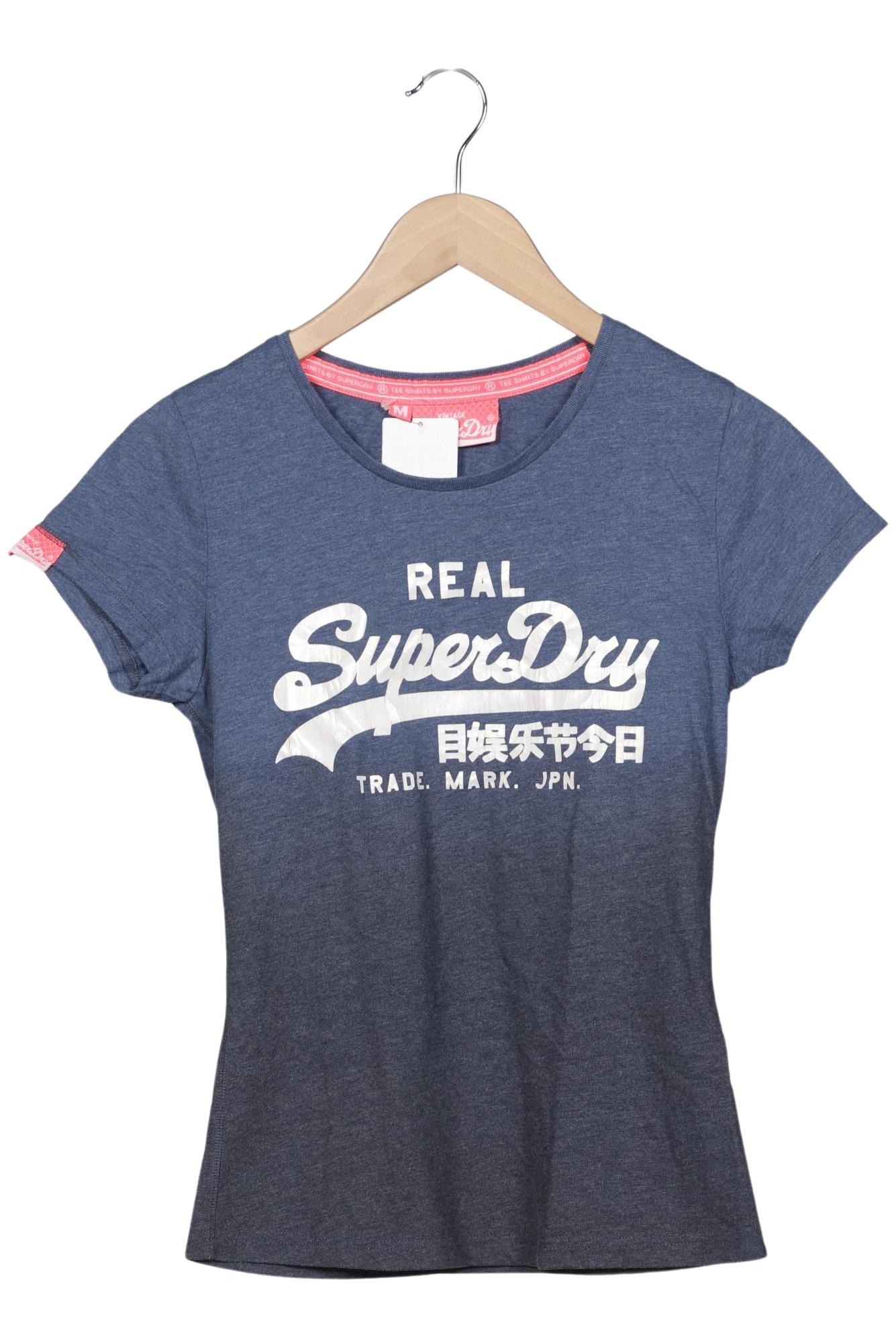 

Superdry Damen T-Shirt, marineblau, Gr. 38