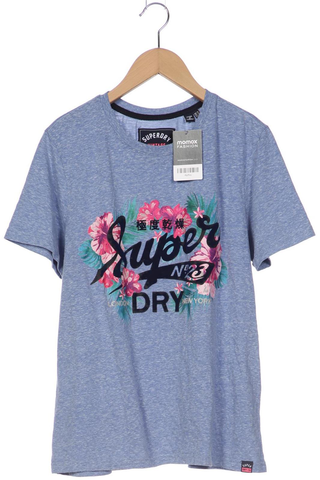 

Superdry Damen T-Shirt, blau, Gr. 44