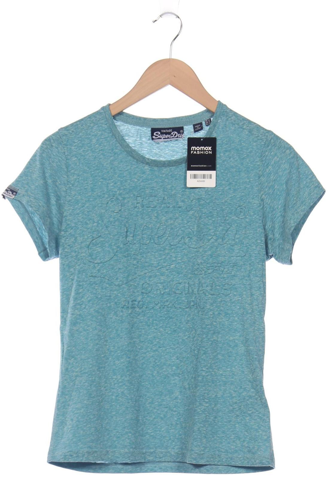

Superdry Damen T-Shirt, blau, Gr. 42