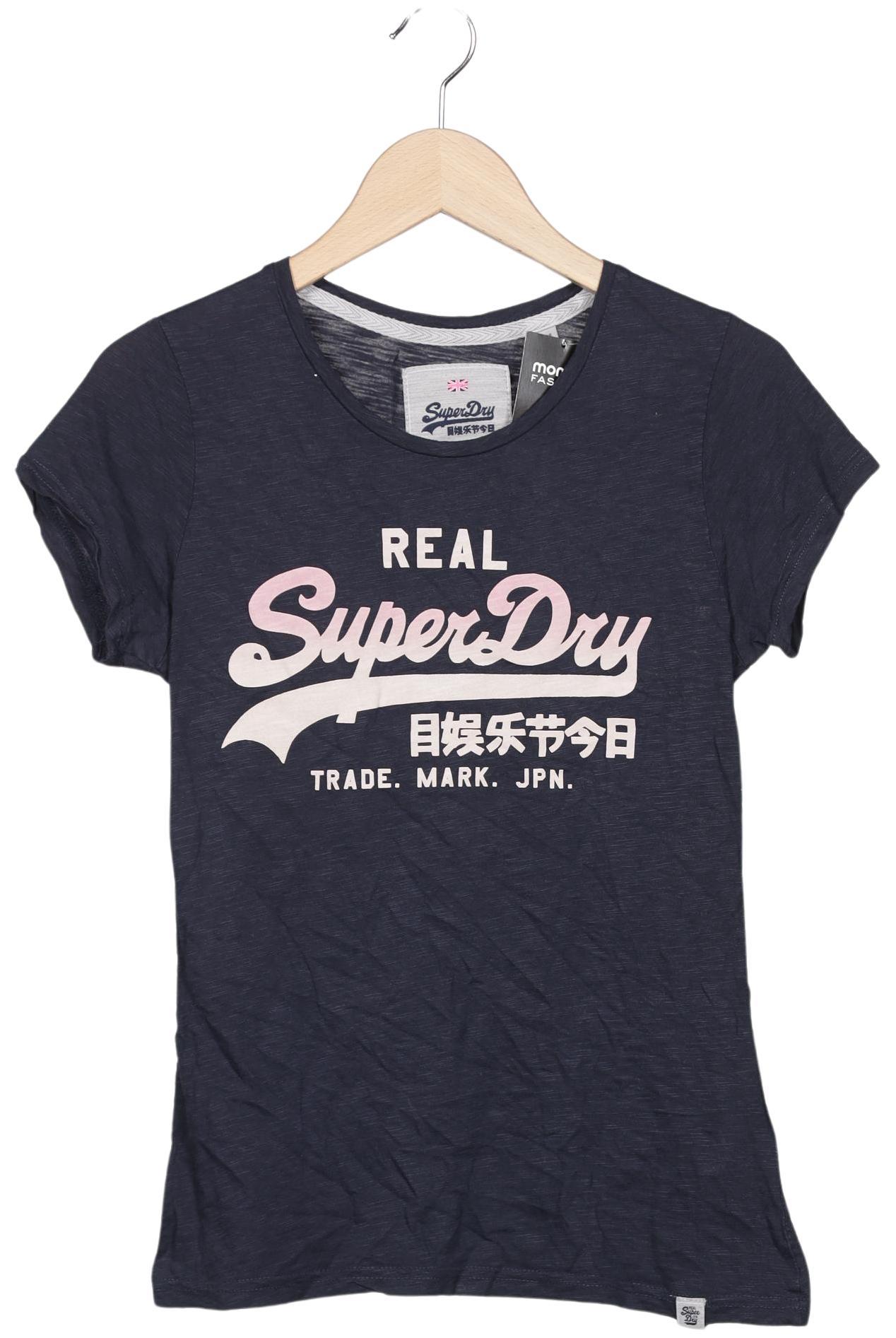 

Superdry Damen T-Shirt, marineblau, Gr. 38