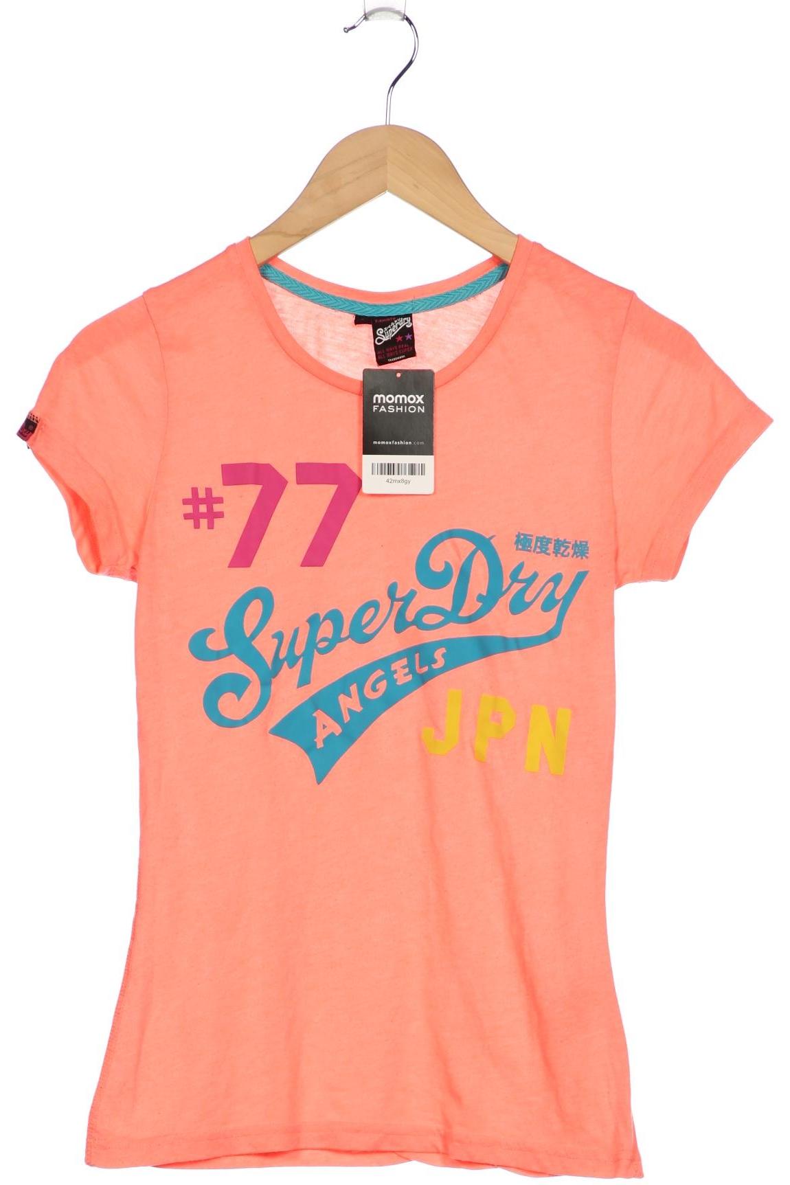 

Superdry Damen T-Shirt, orange, Gr. 36