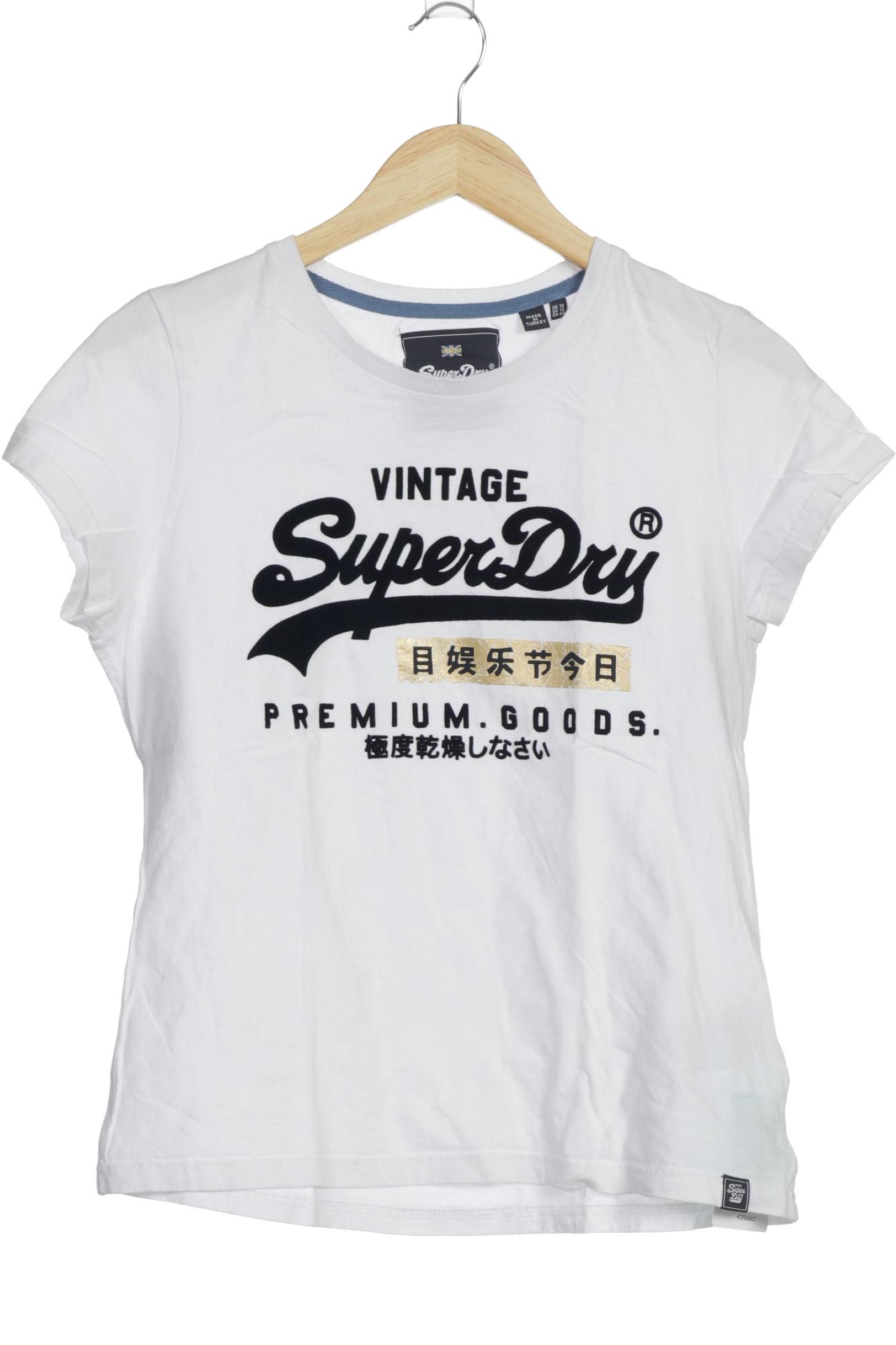 

Superdry Damen T-Shirt, weiß, Gr. 44