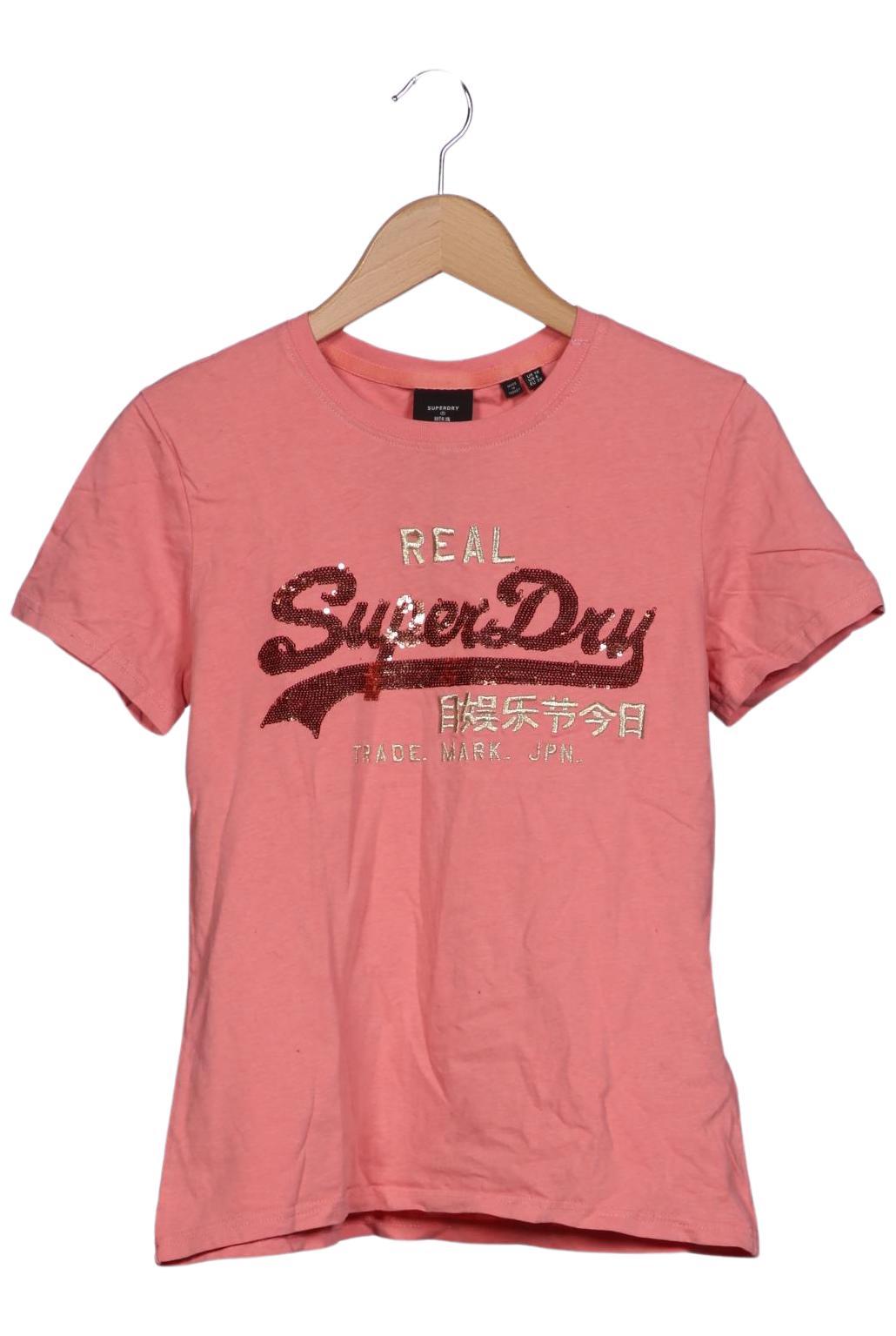 

Superdry Damen T-Shirt, pink, Gr. 38