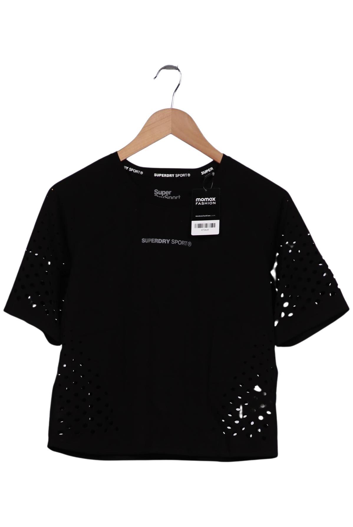 

Superdry Damen T-Shirt, schwarz, Gr. 38