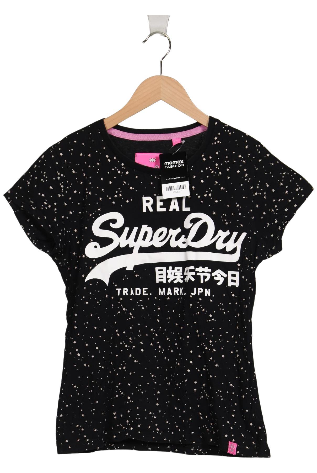 

Superdry Damen T-Shirt, schwarz, Gr. 38