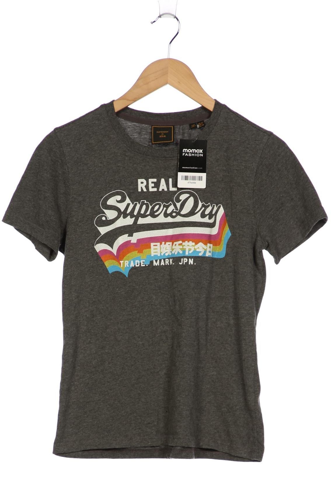 

Superdry Damen T-Shirt, grau, Gr. 40