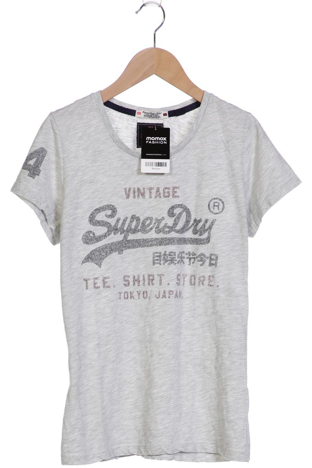 

Superdry Damen T-Shirt, grau, Gr. 42