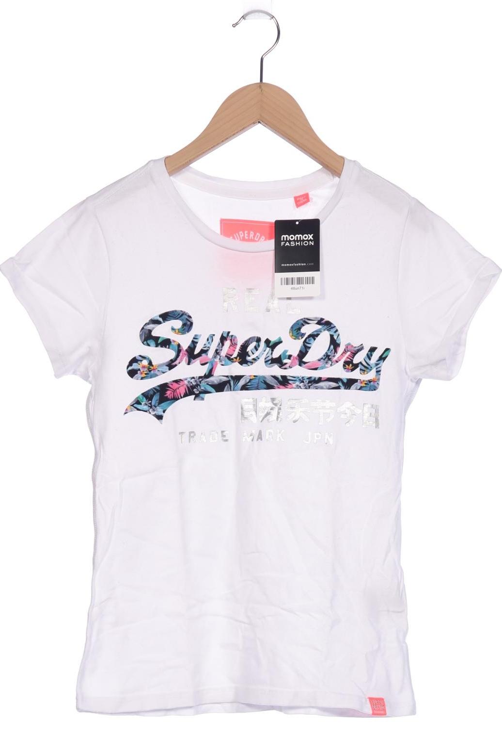 

Superdry Damen T-Shirt, weiß, Gr. 38