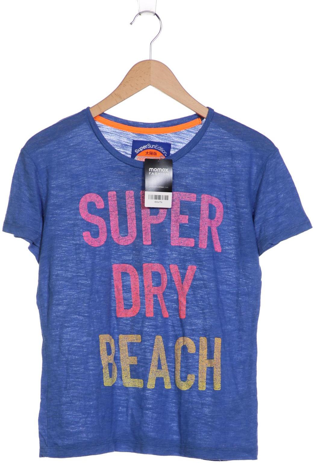 

Superdry Damen T-Shirt, blau, Gr. 34