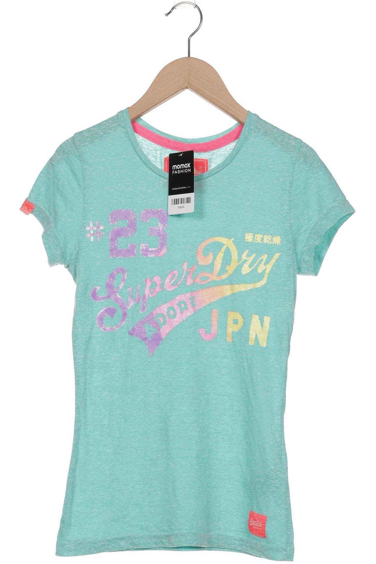 

Superdry Damen T-Shirt, türkis, Gr. 34